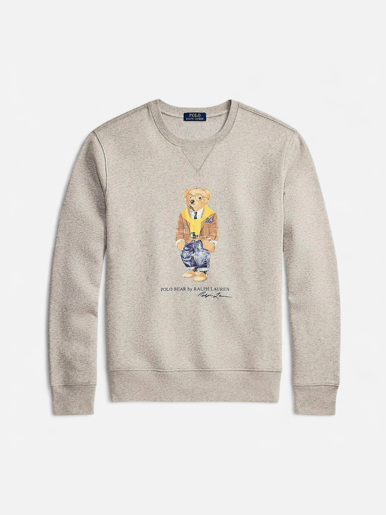 Polo Ralph Lauren miesten collegepaidat Polo Bear Fleece Sweatshirt, vaaleanharmaa - Kekäle.fi
