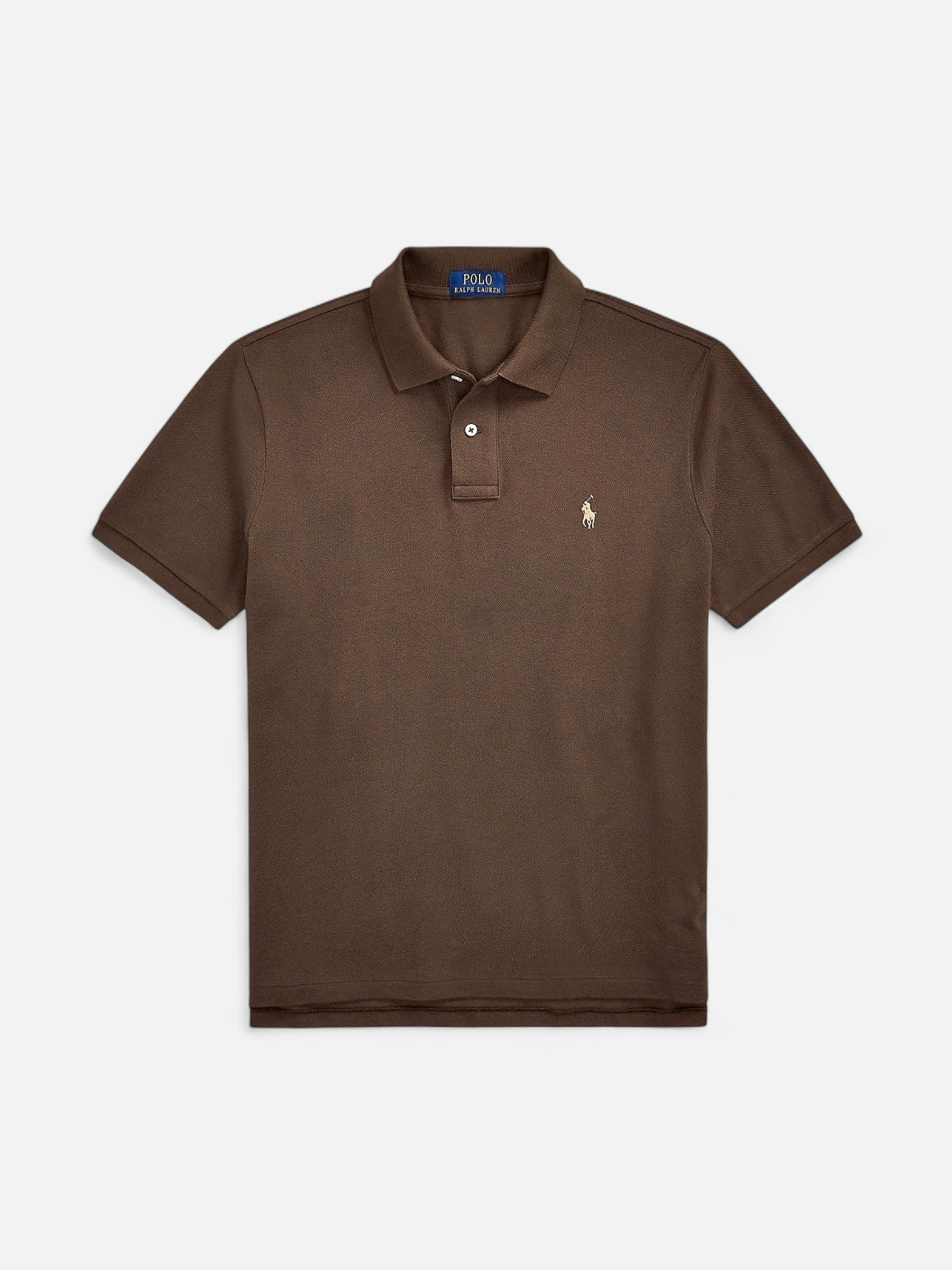 Polo Ralph Lauren miesten pikeepaita POLO PIKEE CUSTOM SLIM, tummanruskea - Kekäle.fi