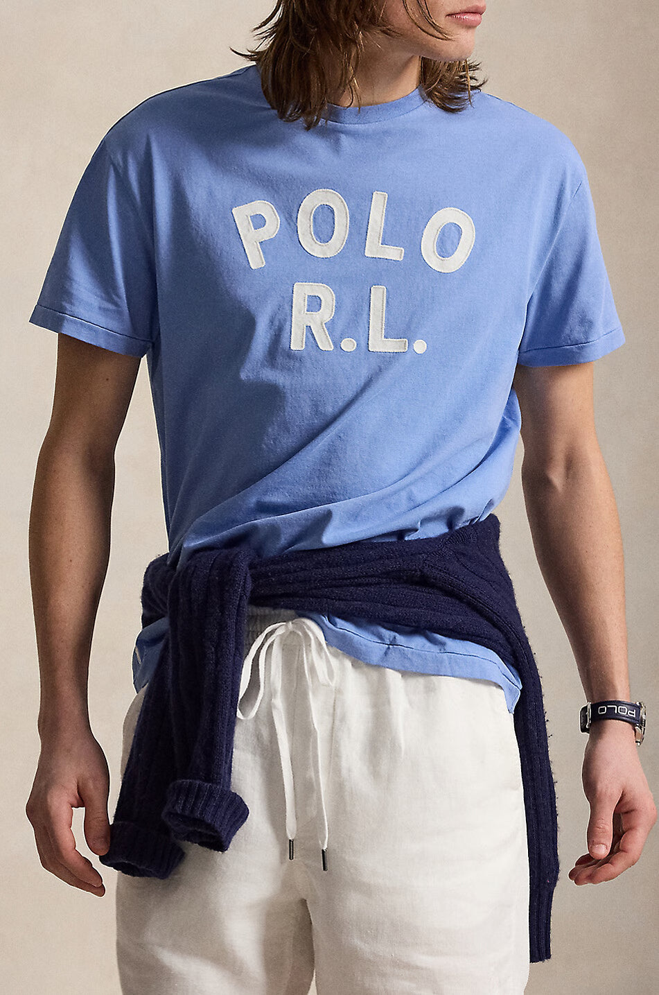 Polo Ralph Lauren miesten T-paita Polo R.L., vaaleansininen
