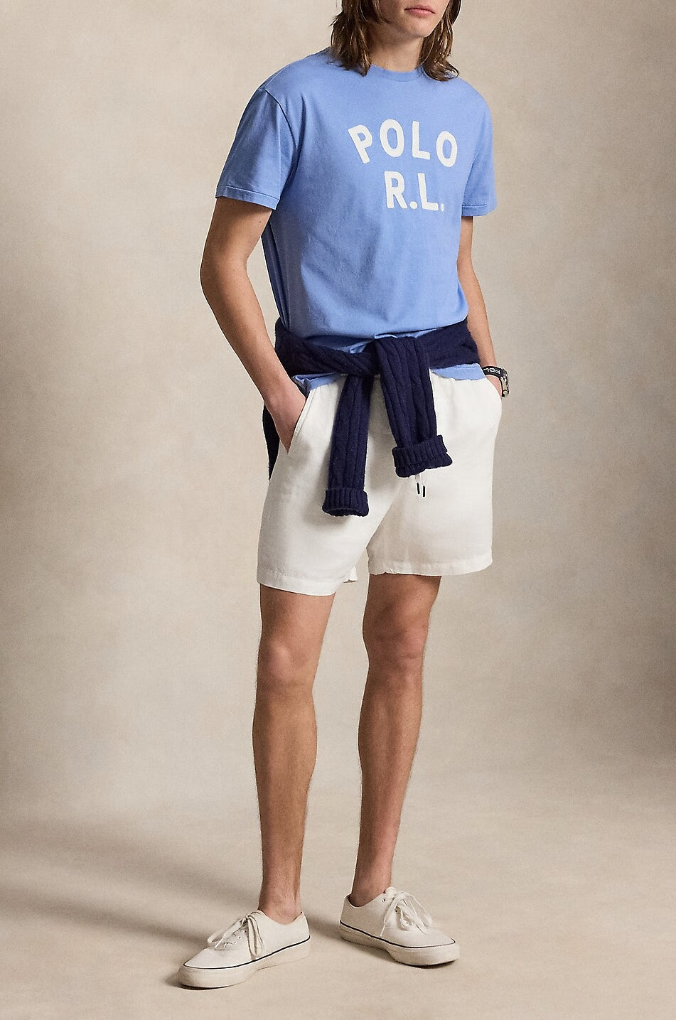 Polo Ralph Lauren miesten T-paita Polo R.L., vaaleansininen