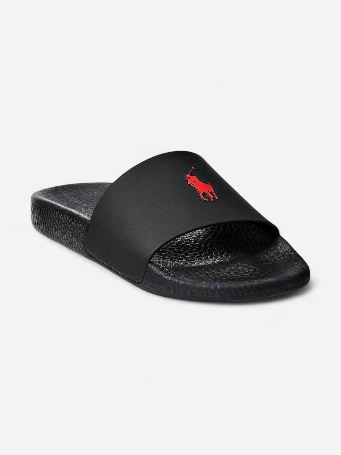 Polo Ralph Lauren flipflopit, POLO SLIDE Musta - Kekäle.fi