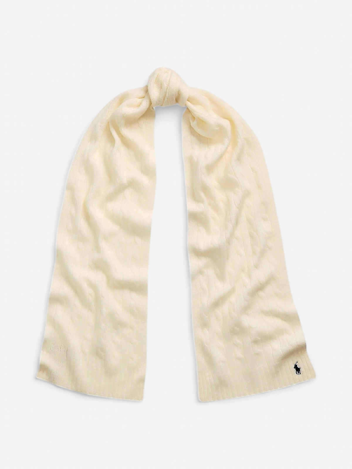 Polo Ralph Lauren huivi, WL CSHMR CSF-SCARF-OBLONG Luonnonvalkoinen - Kekäle.fi