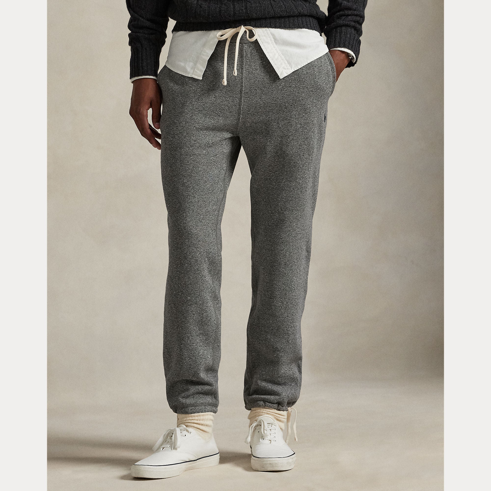 polo-ralph-lauren-miesten-collegehousut-fleece-pant-tummanharmaa-2