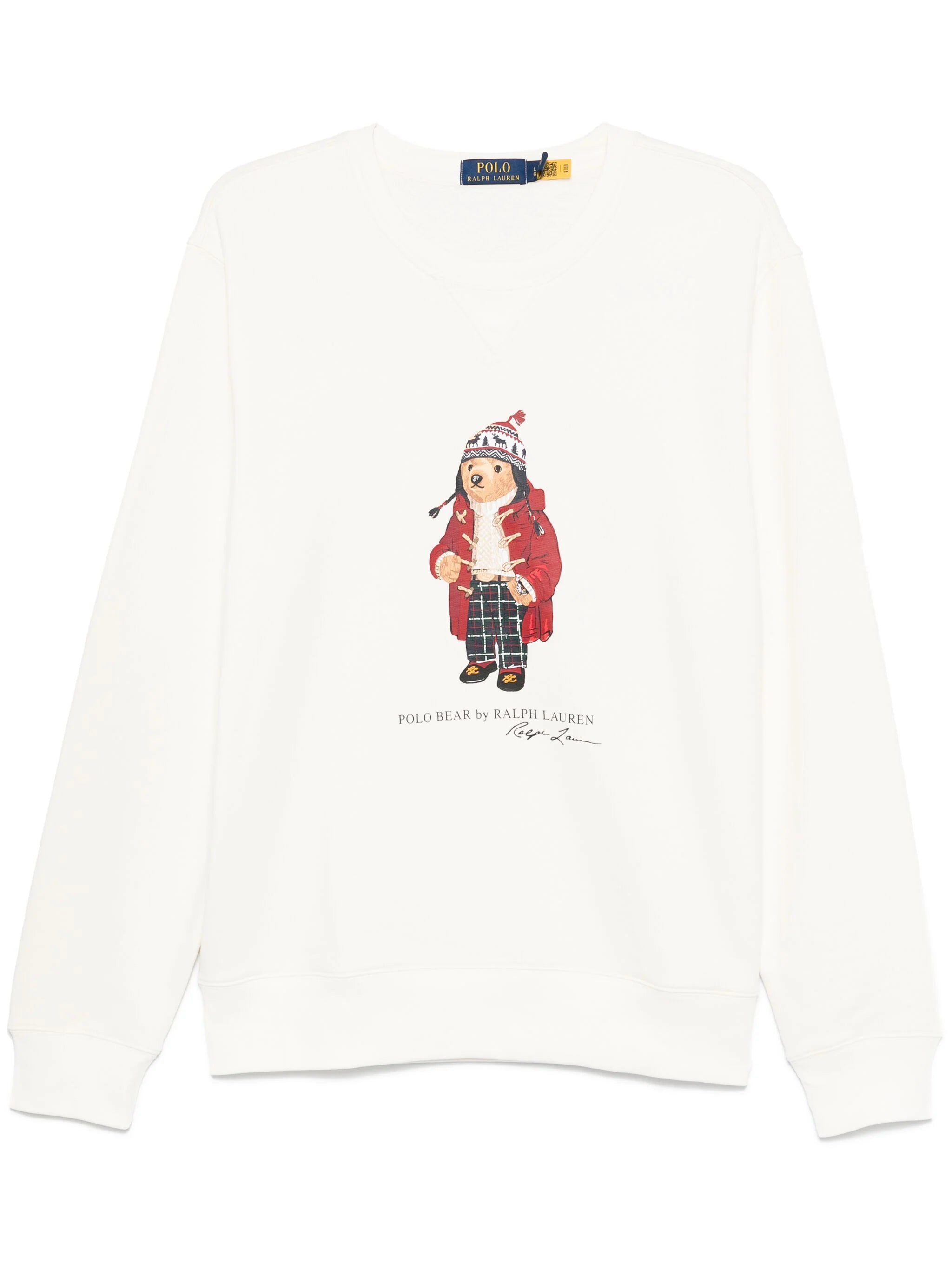 polo-ralph-lauren-miesten-collegepaita-long-sleeve-sweatshirt-bear-valkoinen-3
