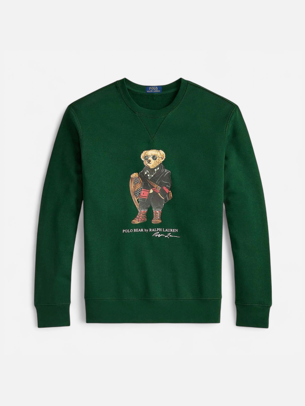 Polo Ralph Lauren miesten collegepusero, LONG SLEEVE POLO BEAR Vihreä - Kekäle.fi