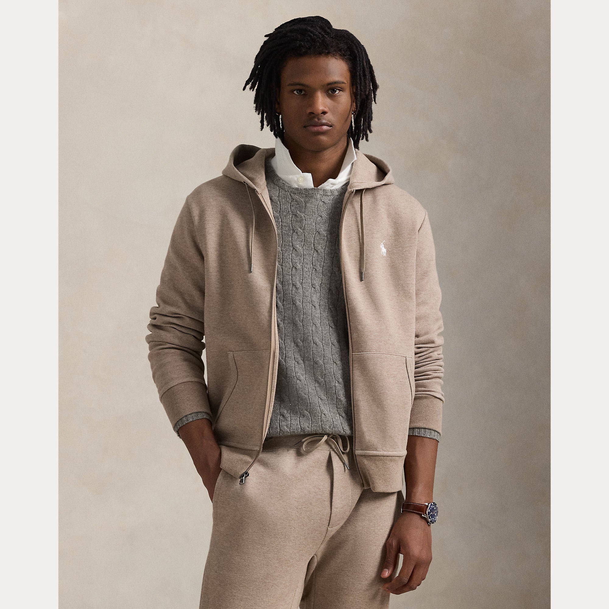 polo-ralph-lauren-miesten-huppari-double-knit-full-zip-hoodie-beige-2