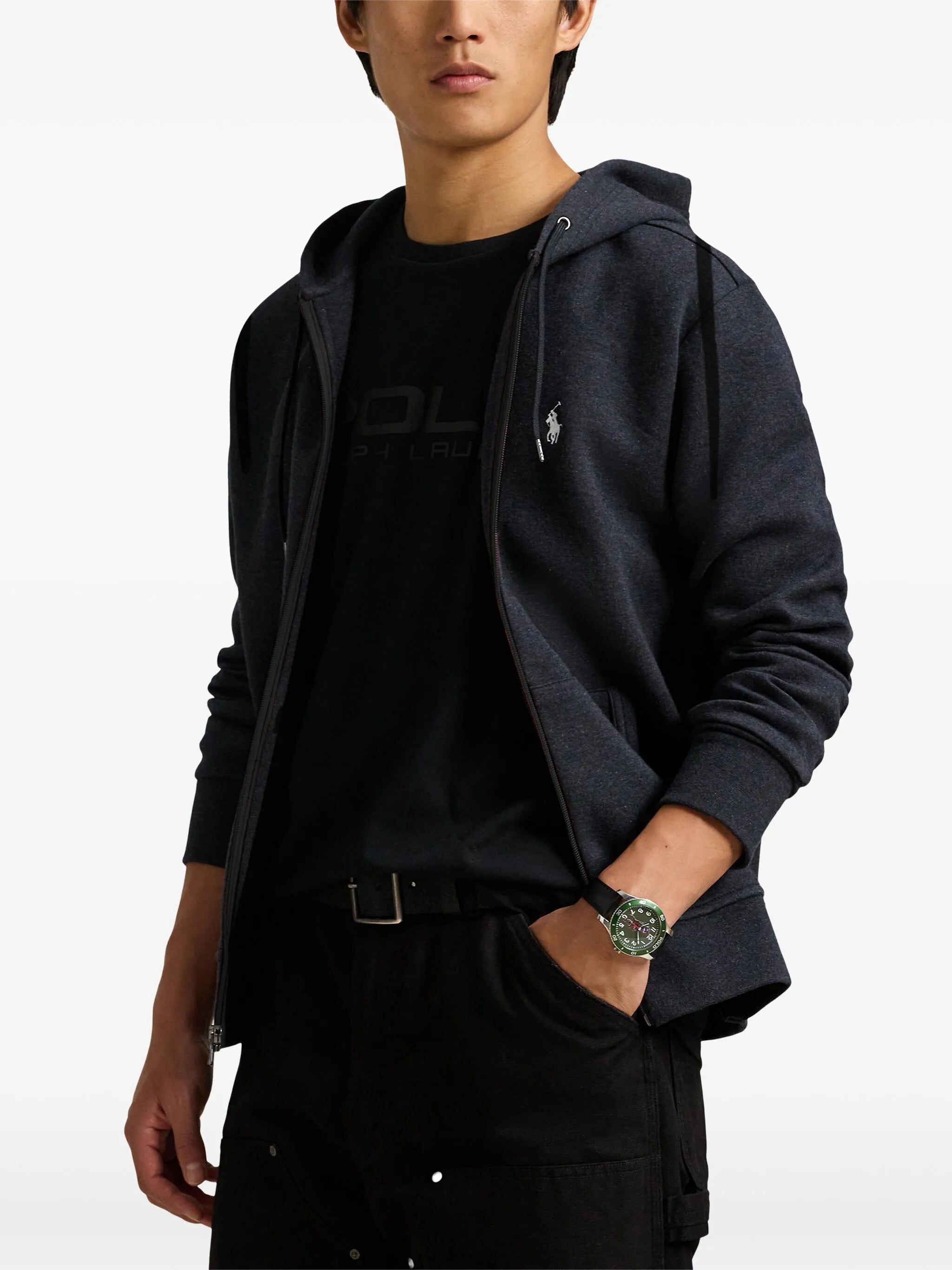 polo-ralph-lauren-miesten-huppari-double-knit-full-zip-hoodie-musta-1
