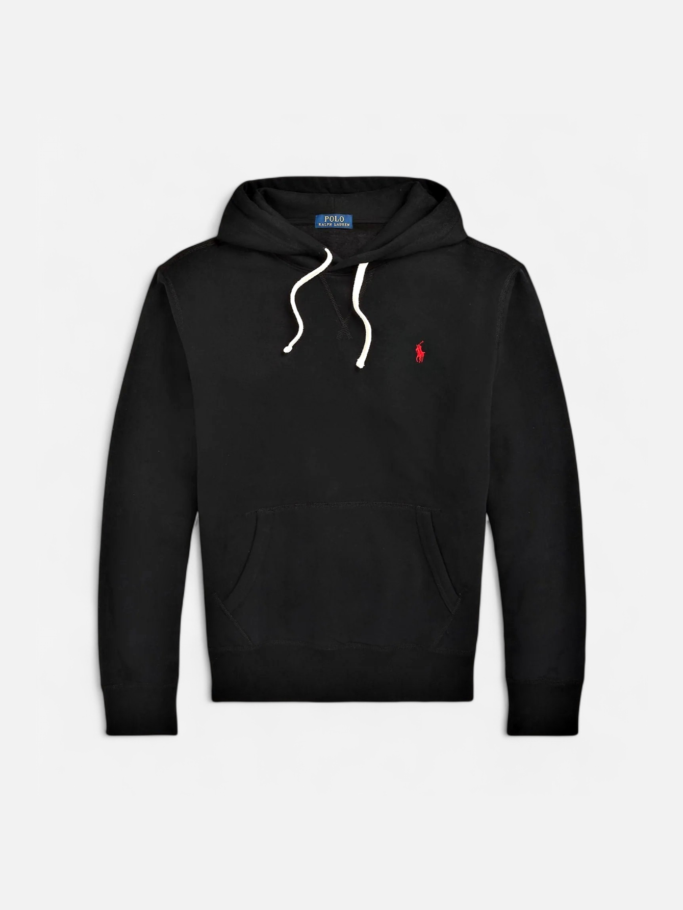 Polo Ralph Lauren miesten huppari Long Pull Over Hoodie, Musta - Kekäle.fi