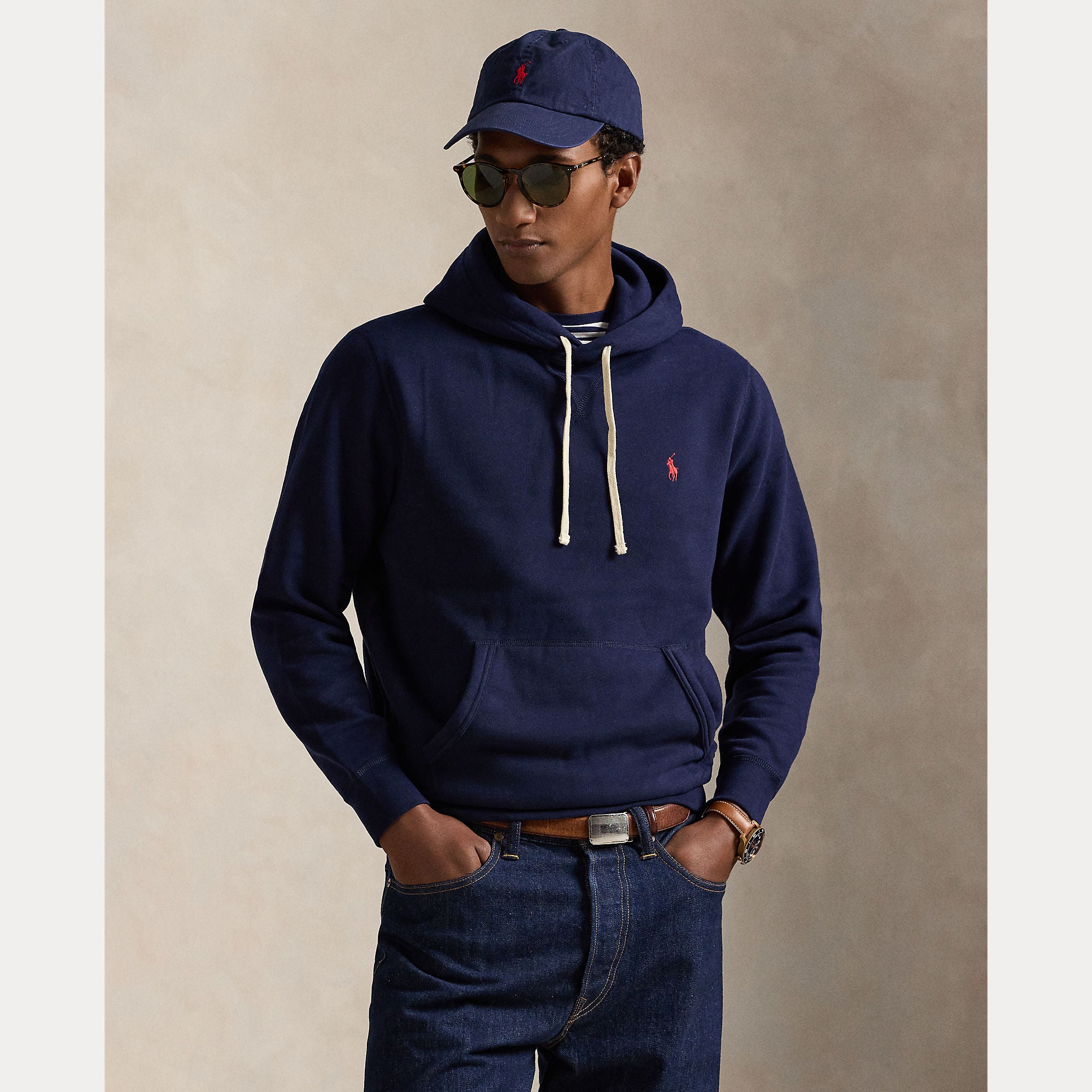polo-ralph-lauren-miesten-huppari-pull-over-fleece-hoodie-tummansininen-2