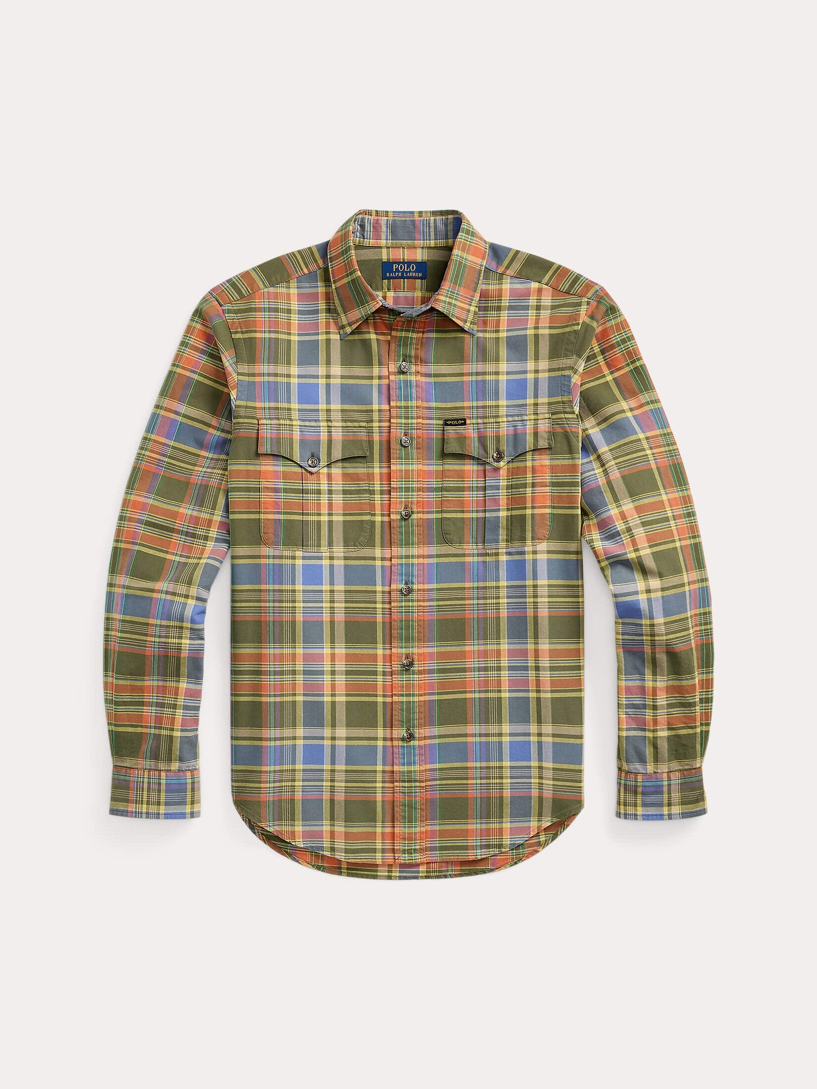 polo-ralph-lauren-miesten-kauluspaita-long-sleeve-sport-shirt-vihrea-ruutu-1