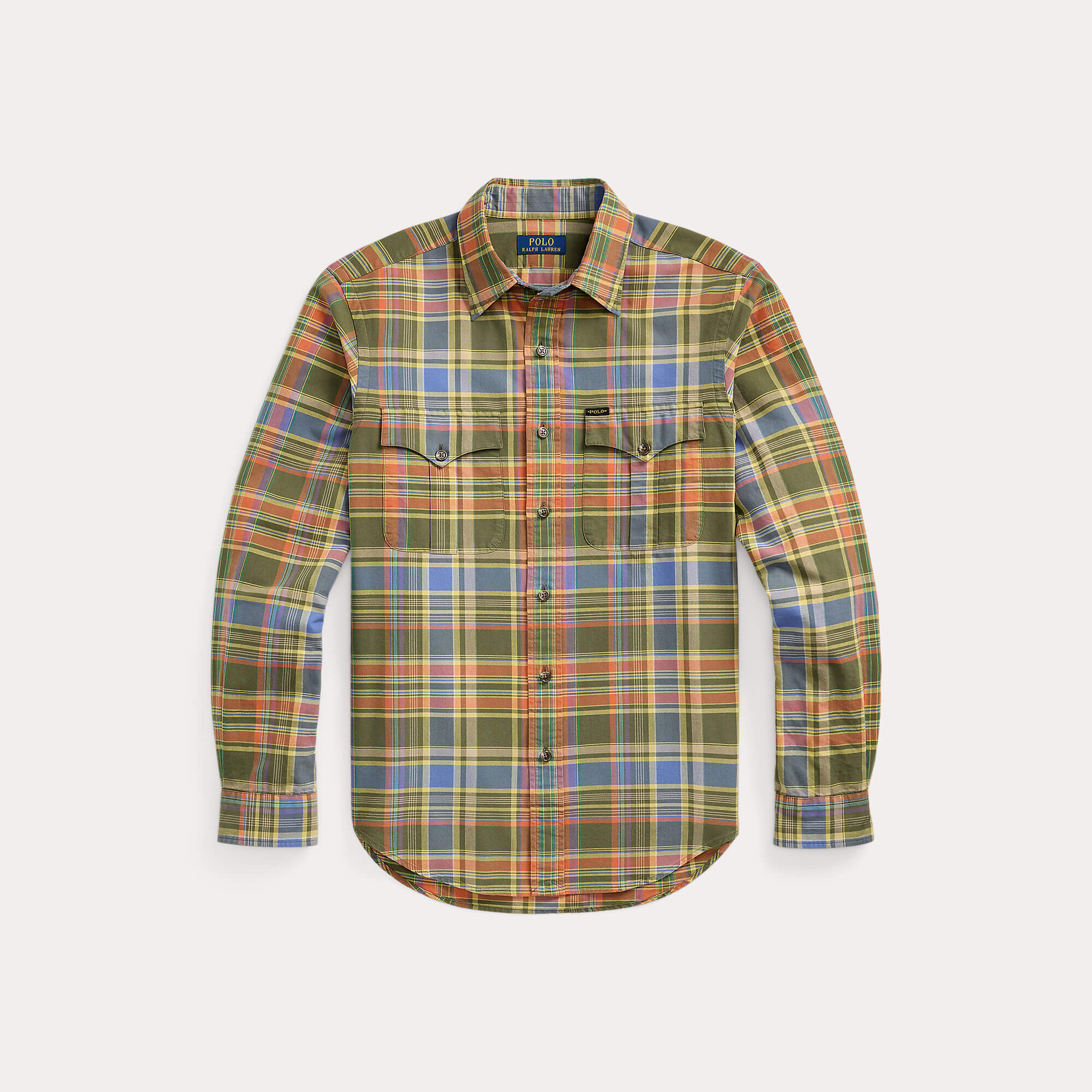 polo-ralph-lauren-miesten-kauluspaita-long-sleeve-sport-shirt-vihrea-ruutu-1