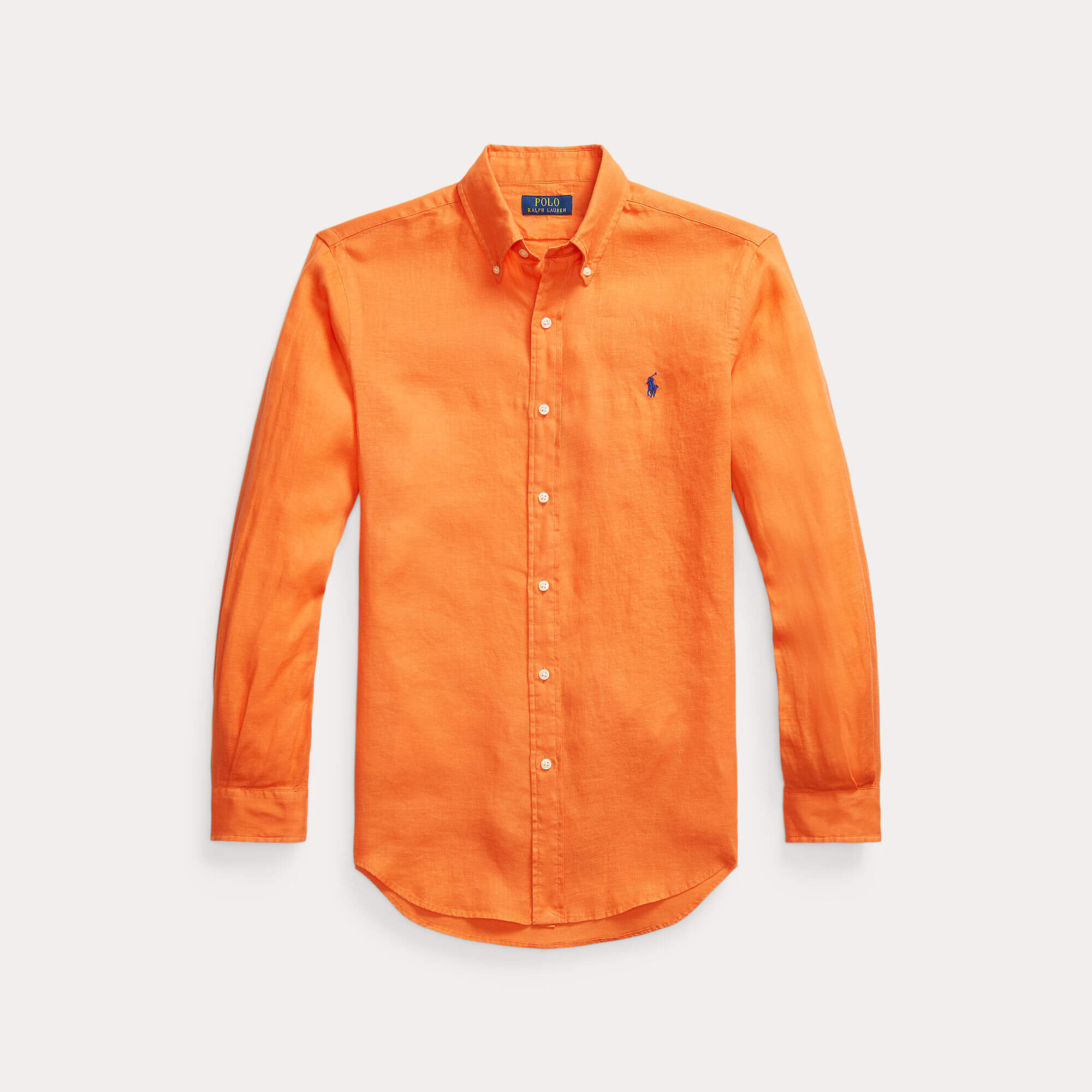 polo-ralph-lauren-miesten-kauluspaita-polo-linen-shirt-ls-custom-fit-oranssi-1