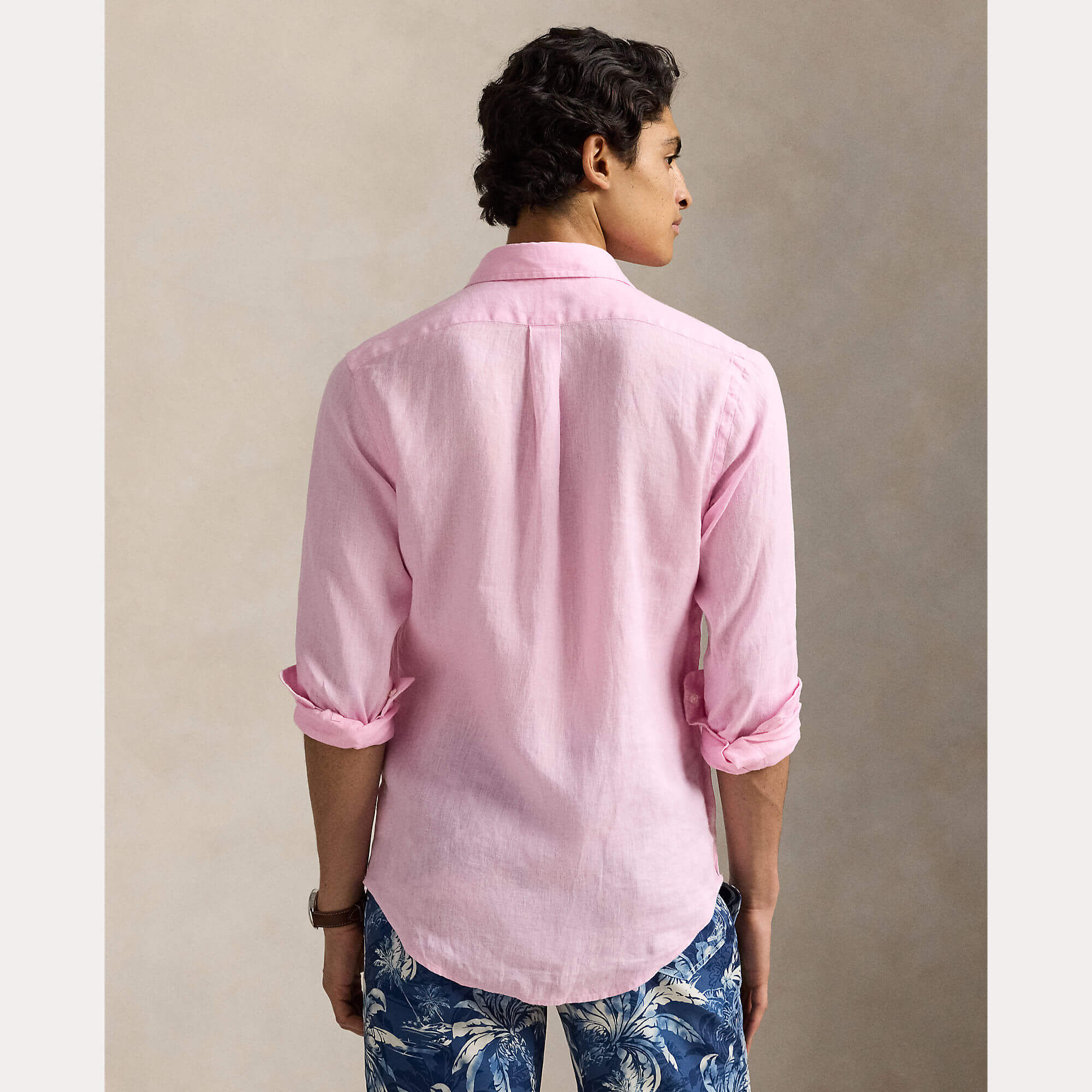 polo-ralph-lauren-miesten-kauluspaita-polo-linen-shirt-ls-custom-fit-pinkki-4