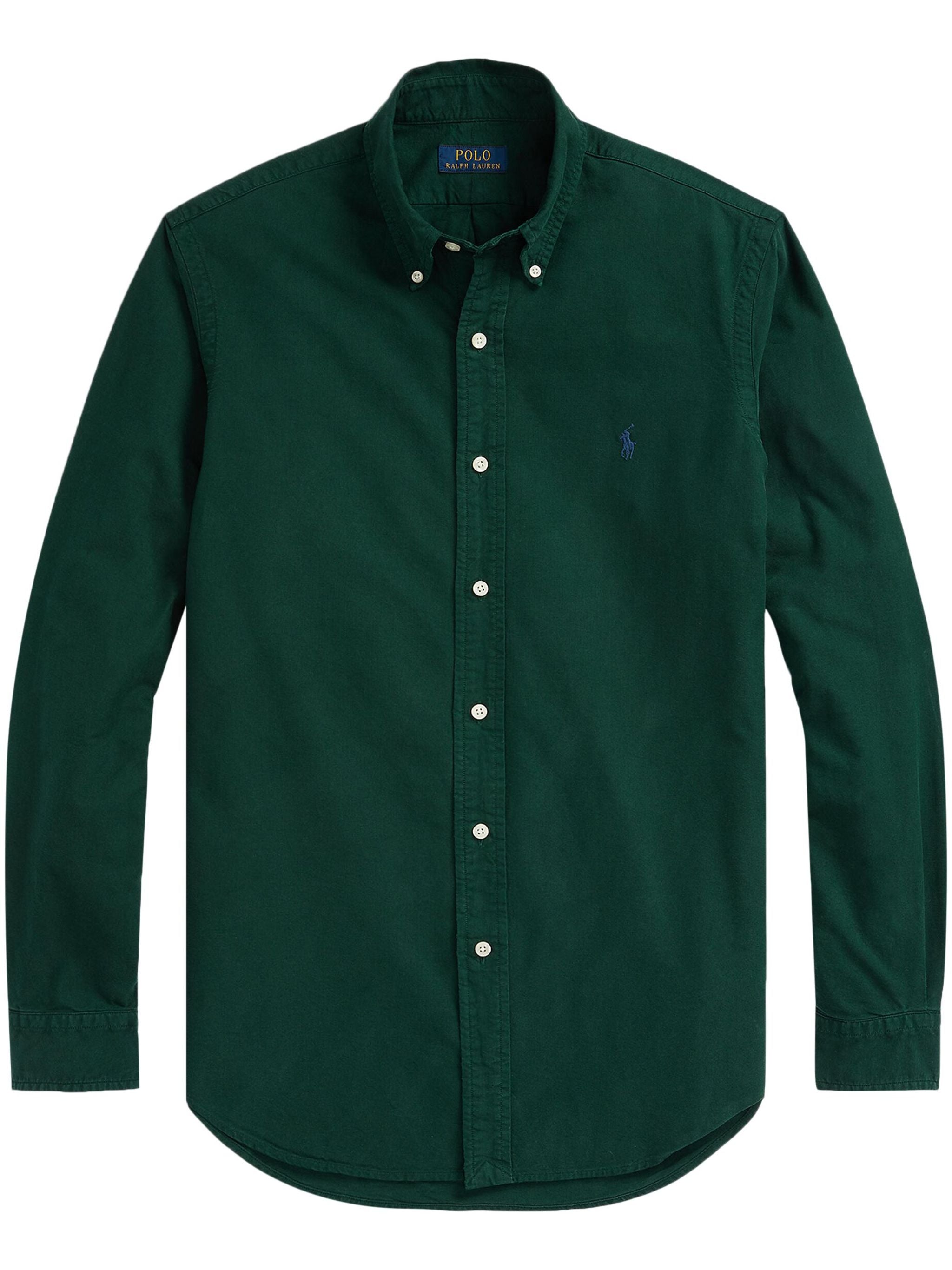 polo-ralph-lauren-miesten-kauluspaita-slim-fit-oxford-shirt-vihrea-1