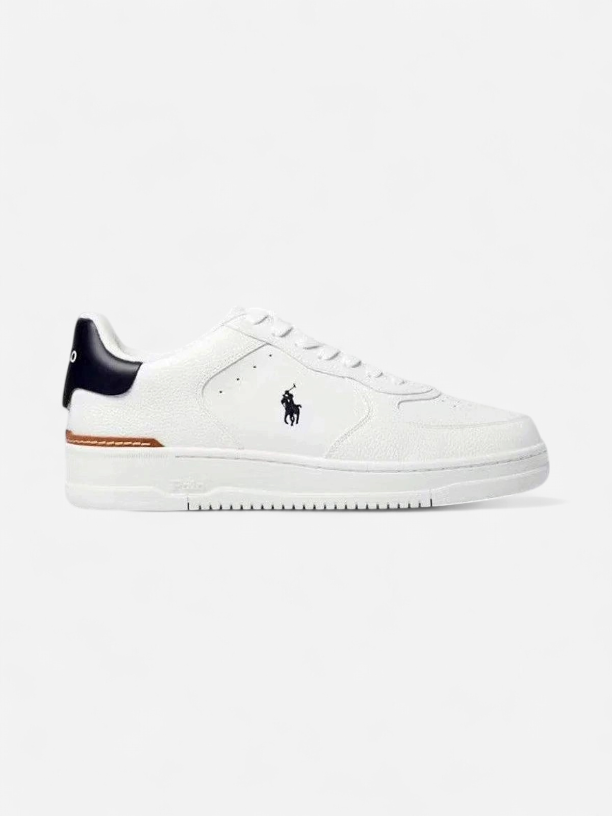 Polo Ralph Lauren Miesten Kengät, MASTERS CRT-SNEAKERS-LOW TOP LACE NAVY WHITE Valkoinen - Kekäle.fi