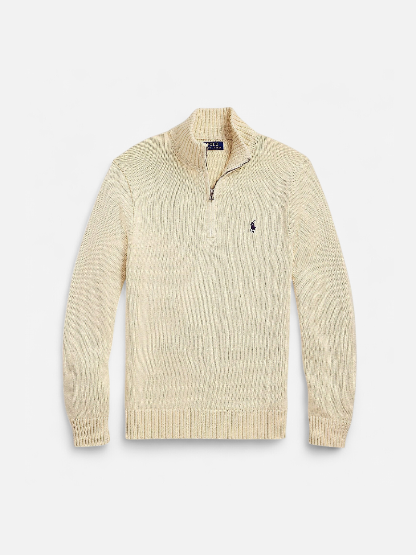 Polo Ralph Lauren miesten neule, COTTON HALF ZIP PULLOVER Kerma - Kekäle.fi