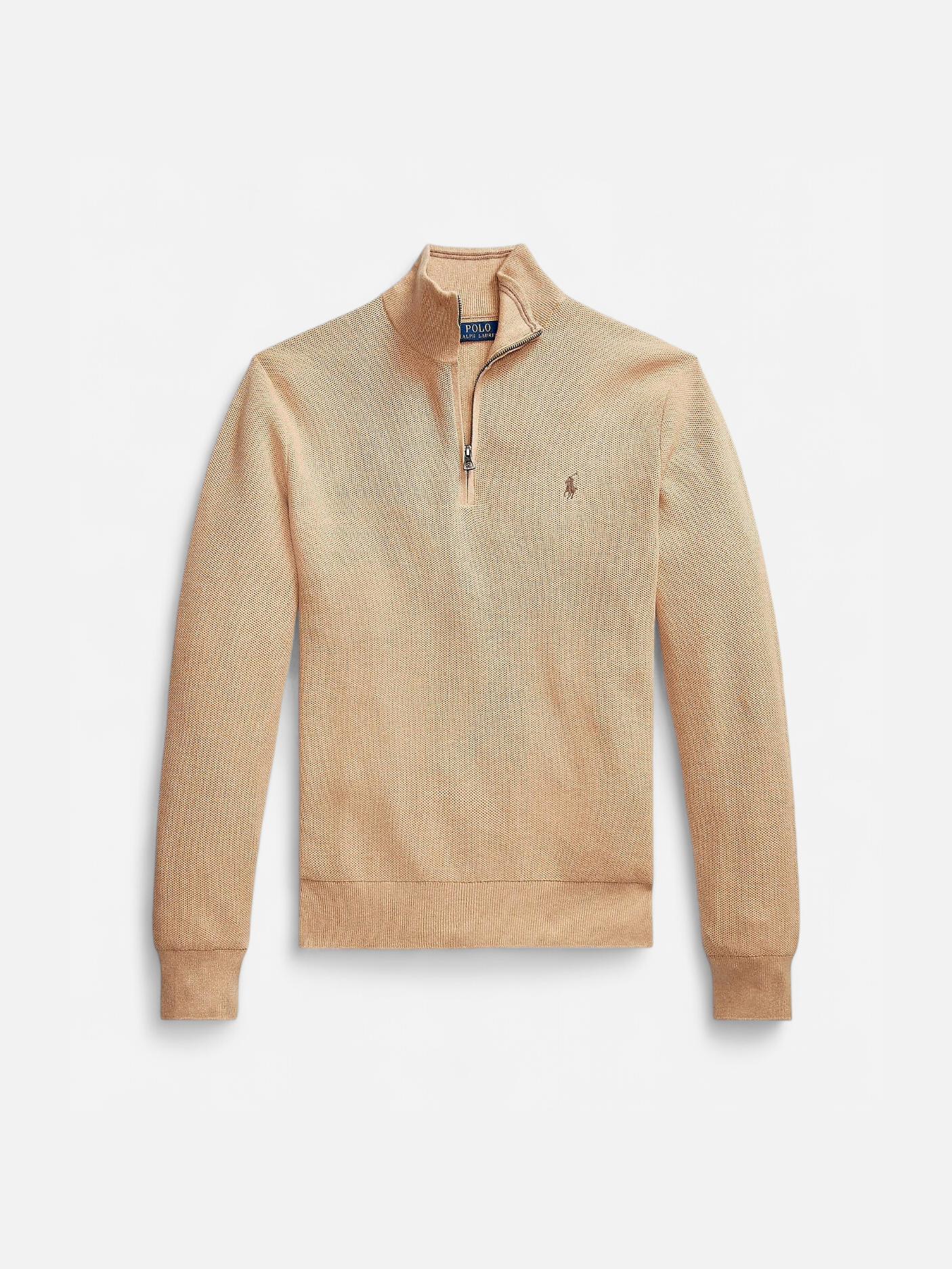 Polo Ralph Lauren miesten neule, POLO HALF ZIP Beige - Kekäle.fi