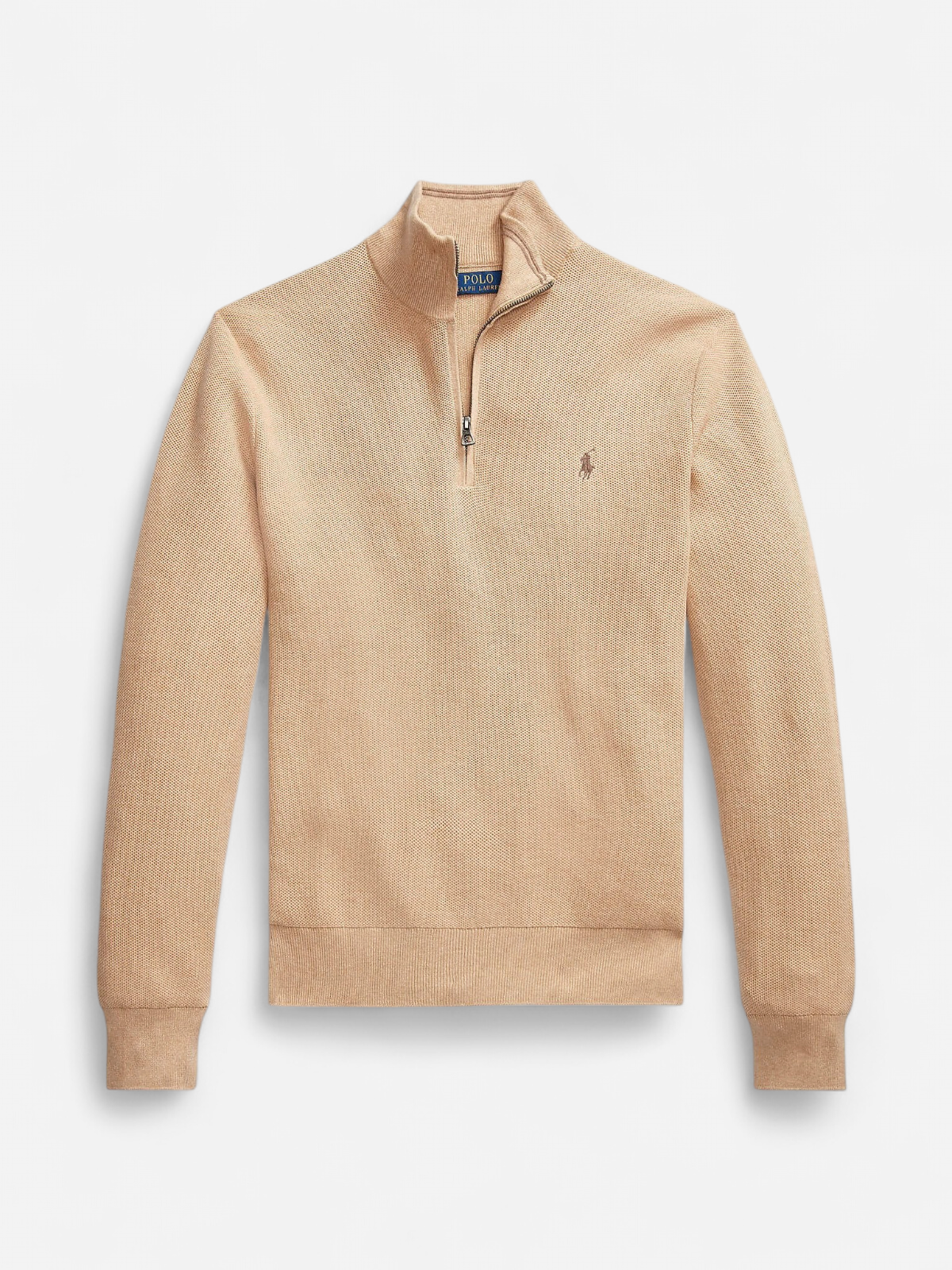 Polo Ralph Lauren miesten neule, POLO HALF ZIP Beige - Kekäle.fi