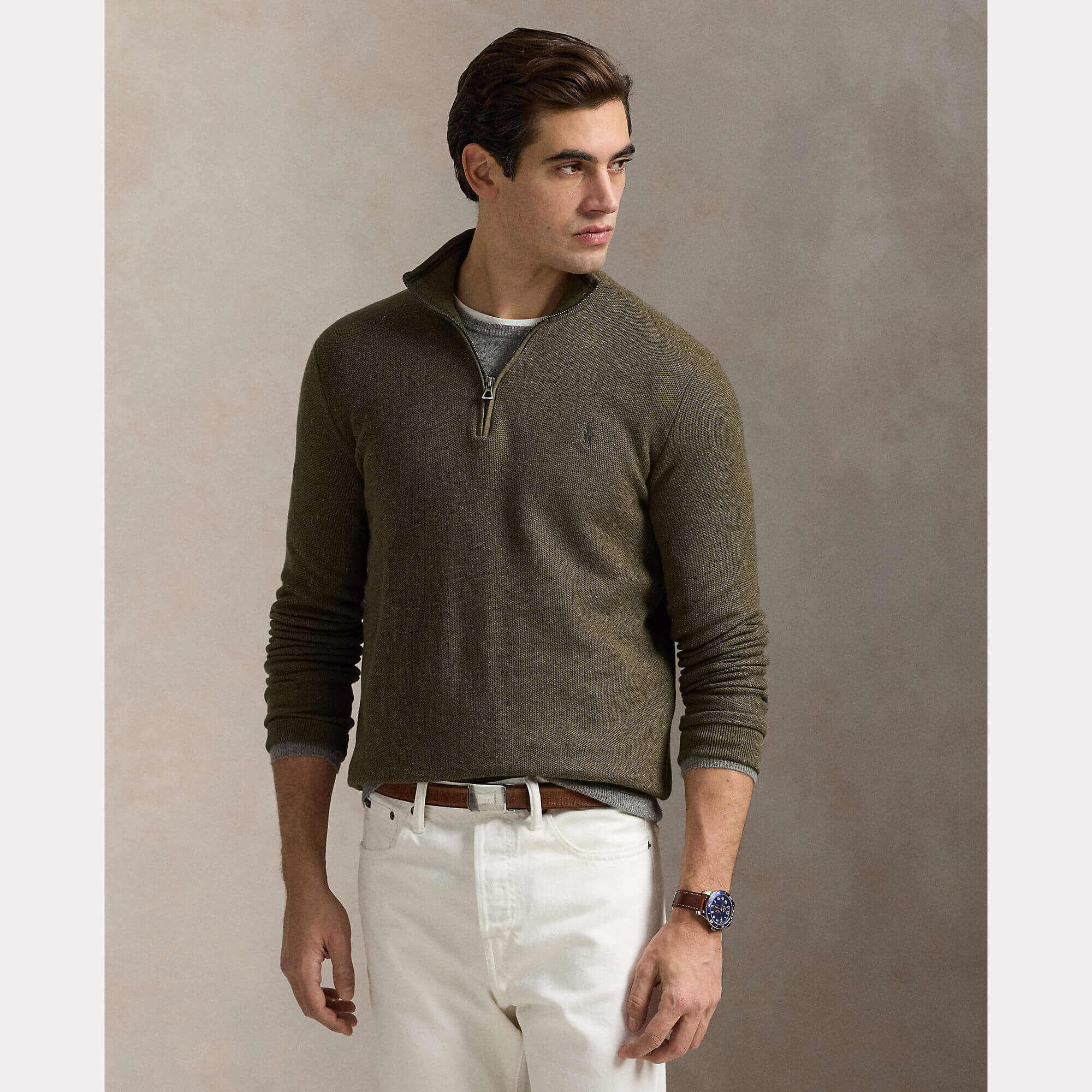 polo-ralph-lauren-miesten-neule-polo-half-zip-khaki-2