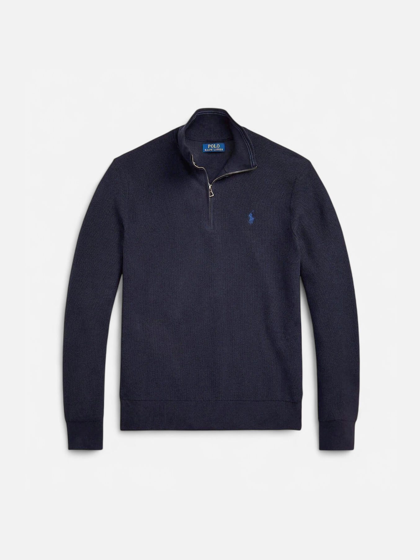 Polo Ralph Lauren miesten neule, POLO HALF ZIP Tummansininen - Kekäle.fi