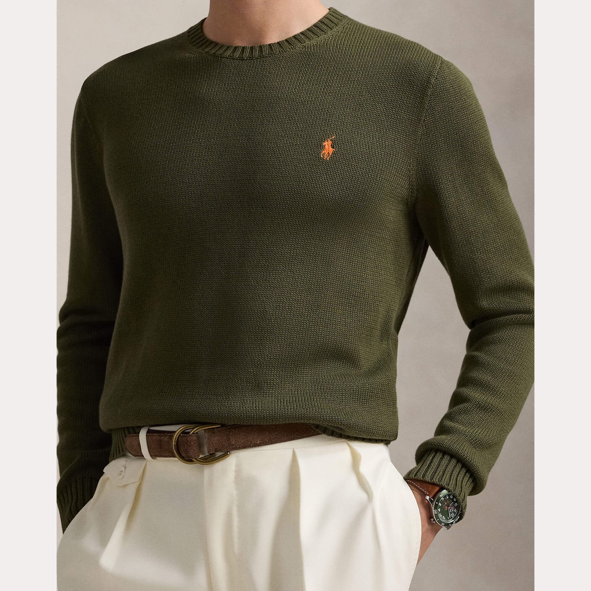 polo-ralph-lauren-miesten-neulepusero-long-sleeve-sweater-khaki-4