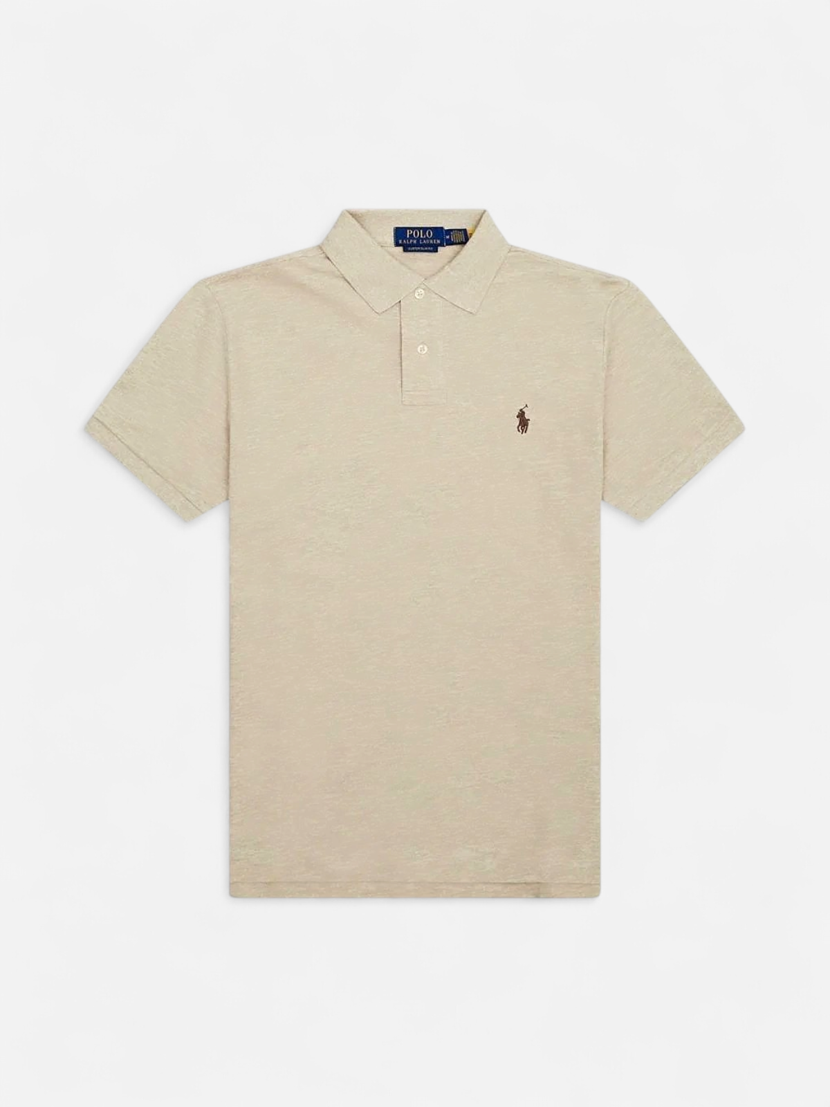 Polo Ralph Lauren miesten pikeepaita, POLO PIKEE CUSTOM SLIM Beige - Kekäle.fi