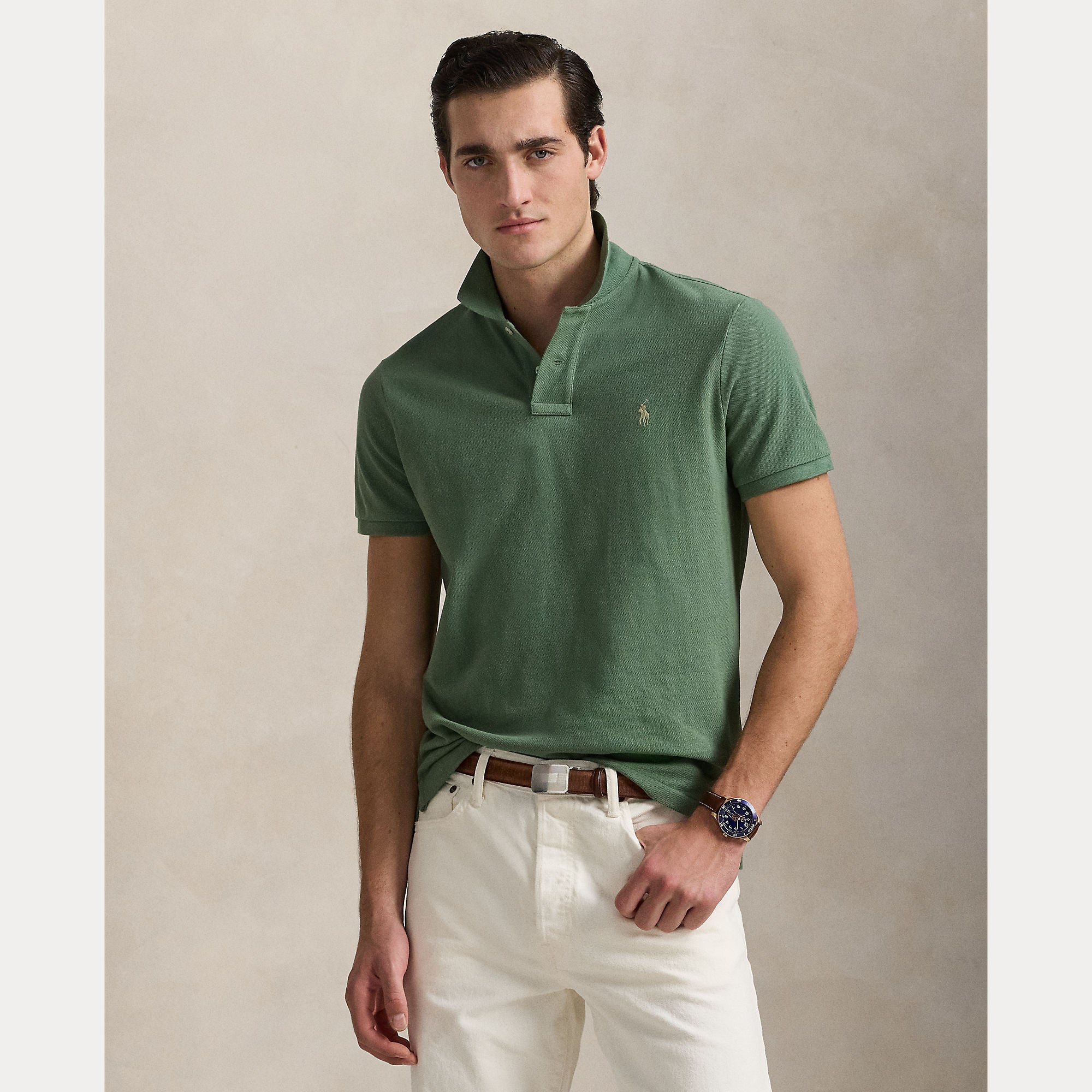 polo-ralph-lauren-miesten-pikeepaita-polo-pikee-custom-slim-vihrea-2