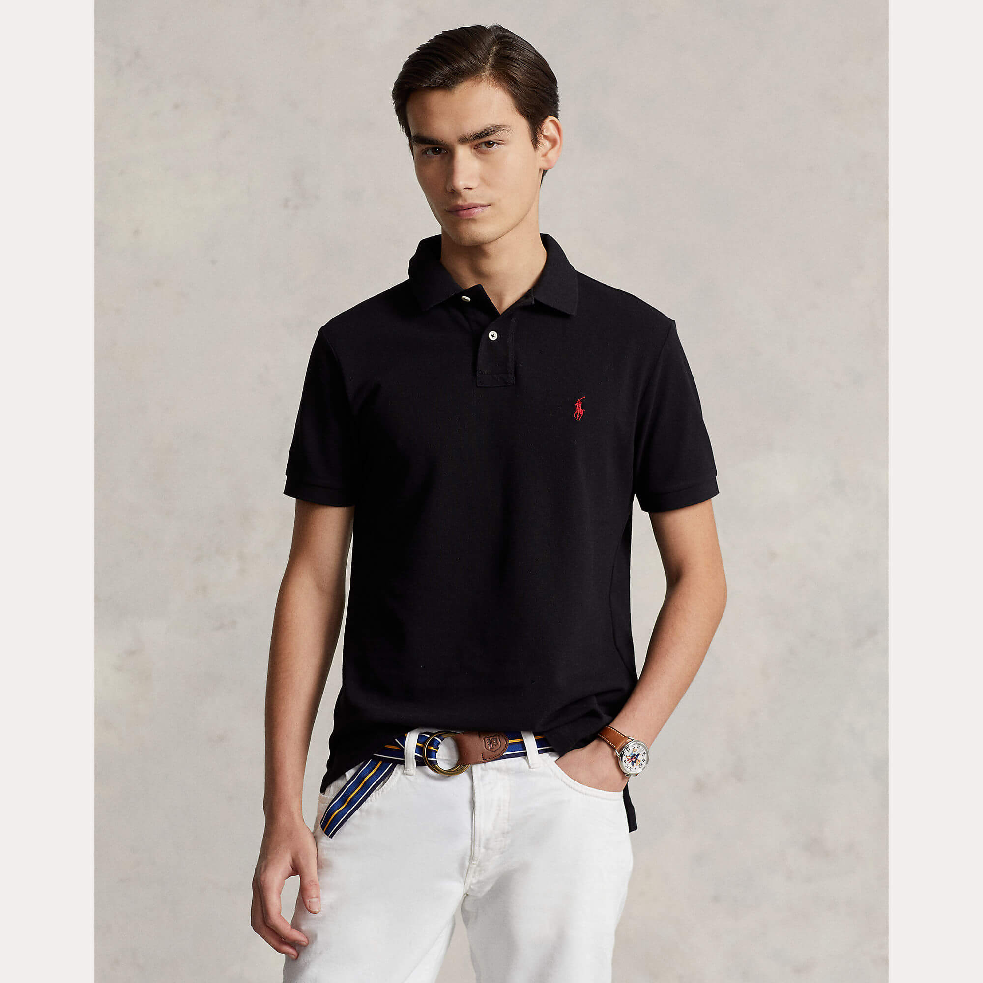 polo-ralph-lauren-miesten-pikeepaita-the-iconic-mesh-polo-musta-2