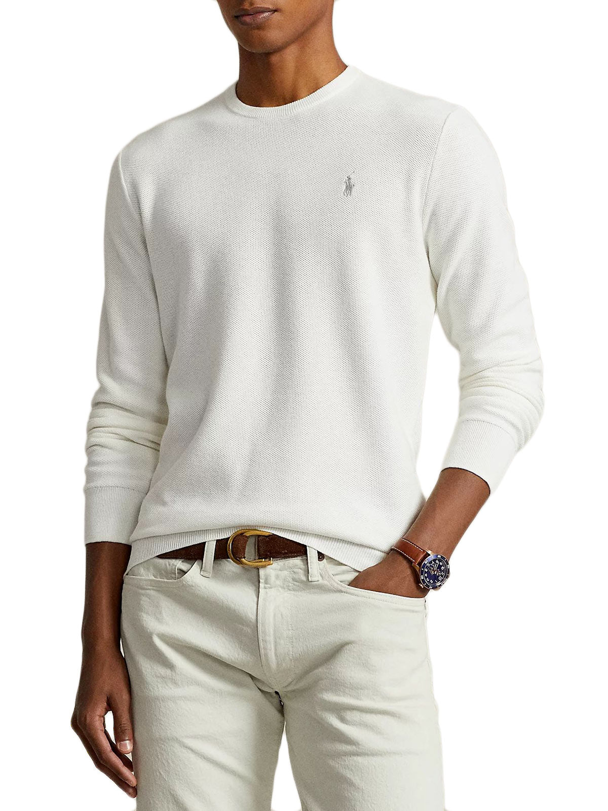 polo-ralph-lauren-miesten-pusero-textured-cotton-crewneck-sweater-valkoinen-1
