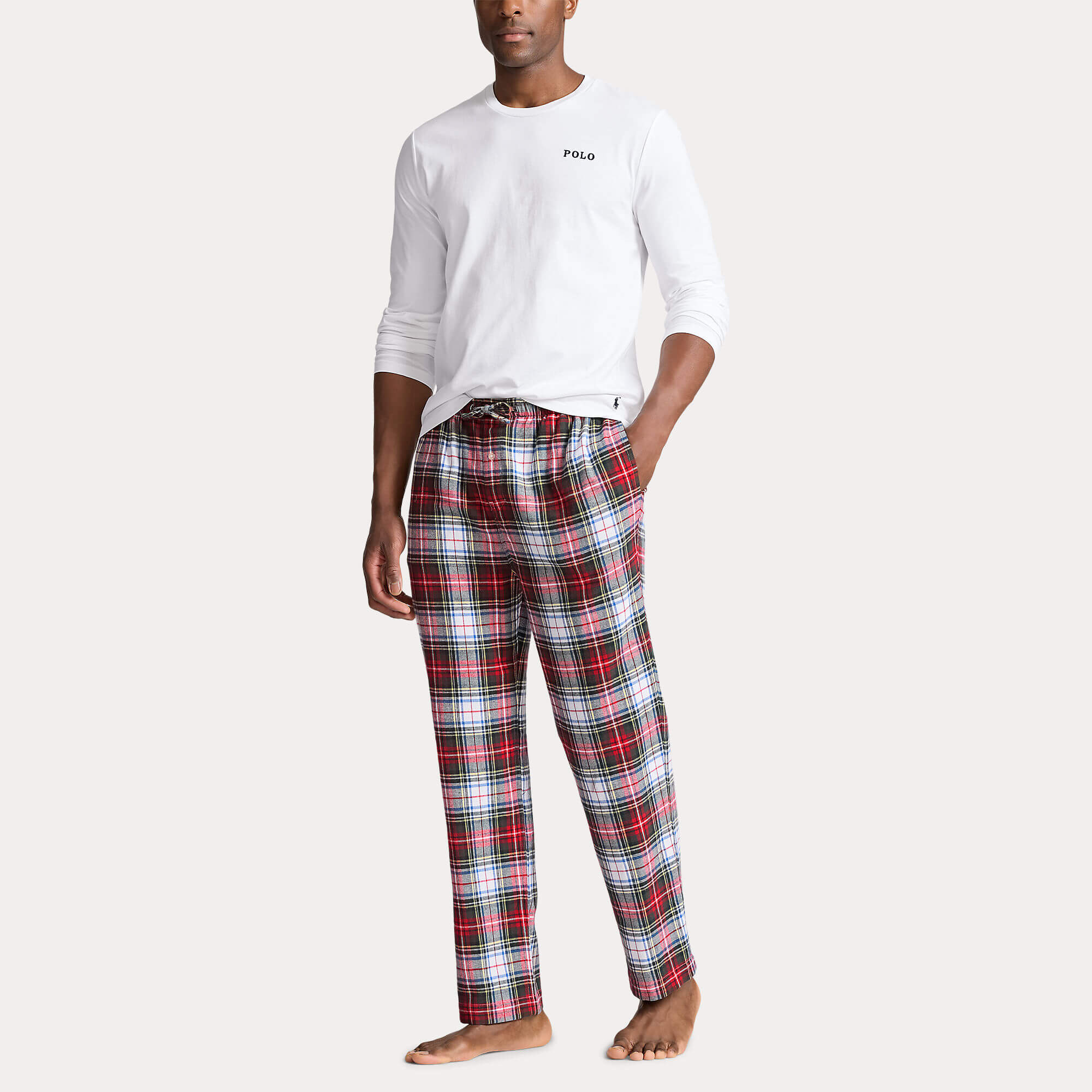 polo-ralph-lauren-miesten-pyjamasetti-ls-pj-set-lounge-seasonal-punainen-ruutu-1