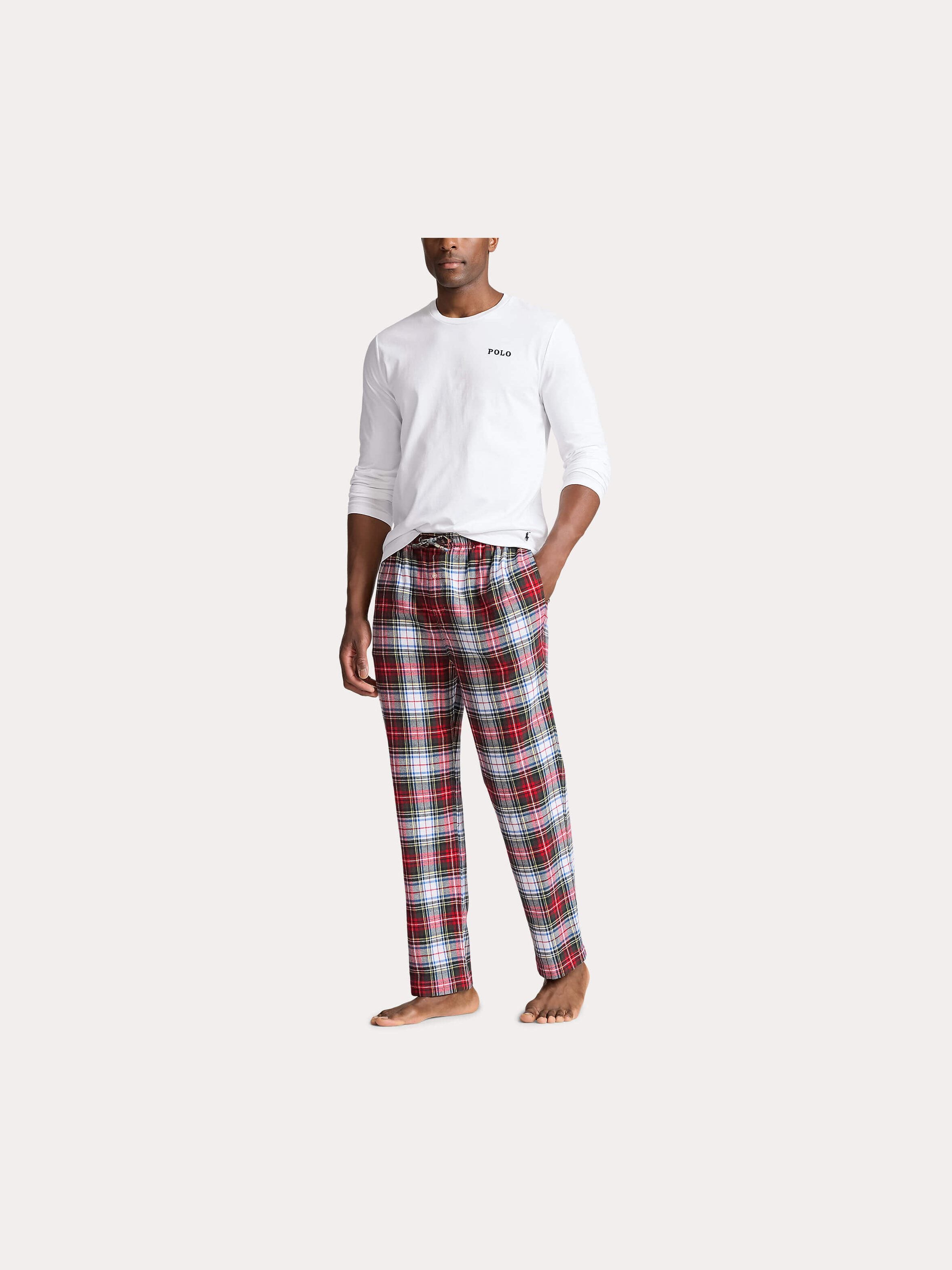 polo-ralph-lauren-miesten-pyjamasetti-ls-pj-set-lounge-seasonal-punainen-ruutu-1