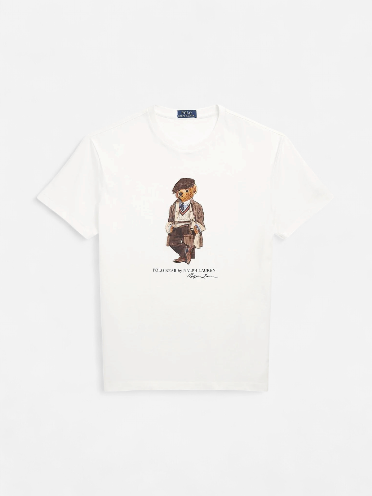 Polo Ralph Lauren miesten t-paita Custom Slim Fit Polo Bear Jersey T-shirt, valkoinen - Kekäle.fi