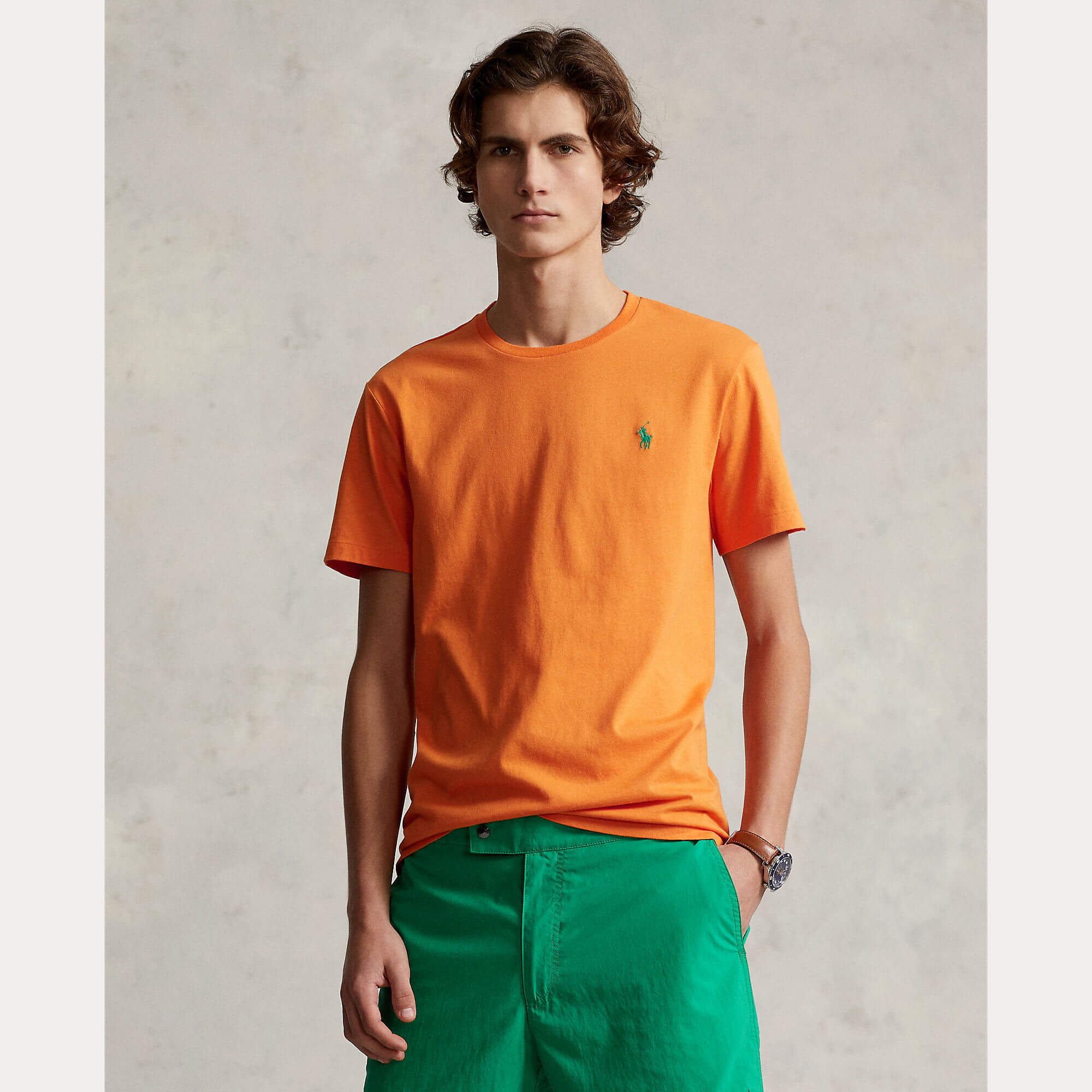 polo-ralph-lauren-miesten-t-paita-short-sleeve-t-shirt-oranssi-2