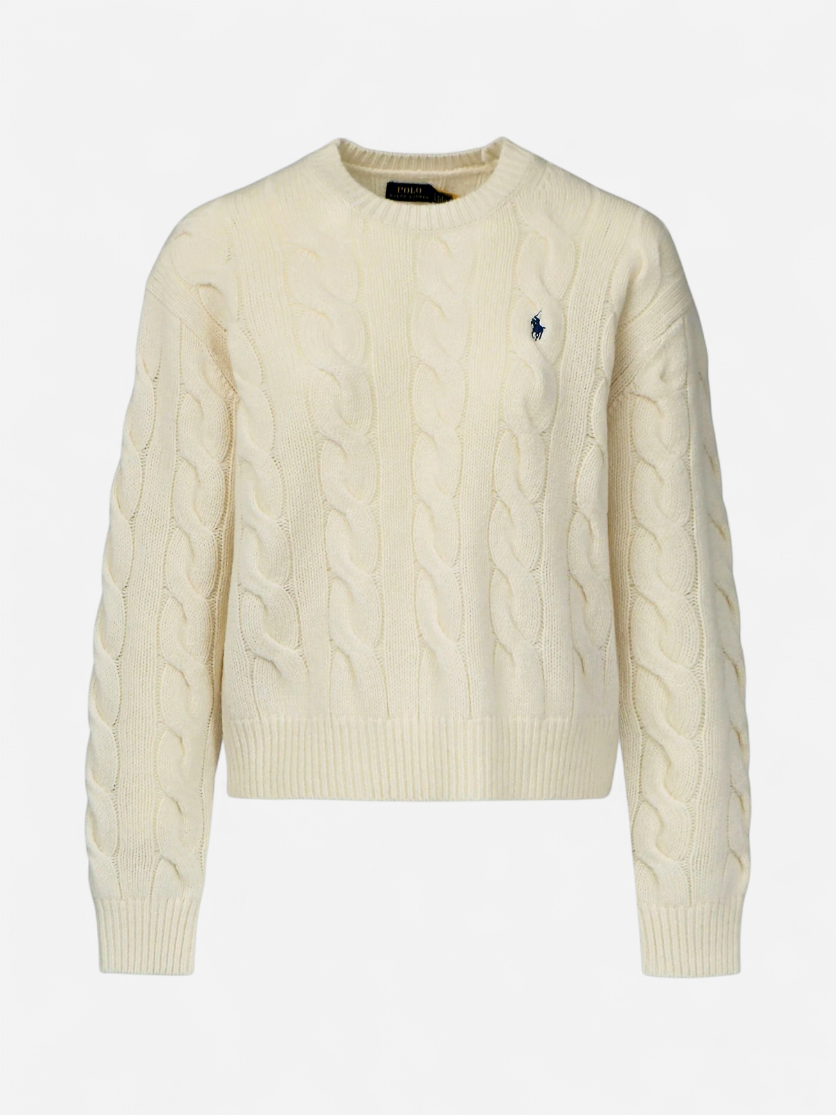 Polo Ralph Lauren naisten neulepusero, SWEATER-PULLOVER Luonnonvalkoinen - Kekäle.fi