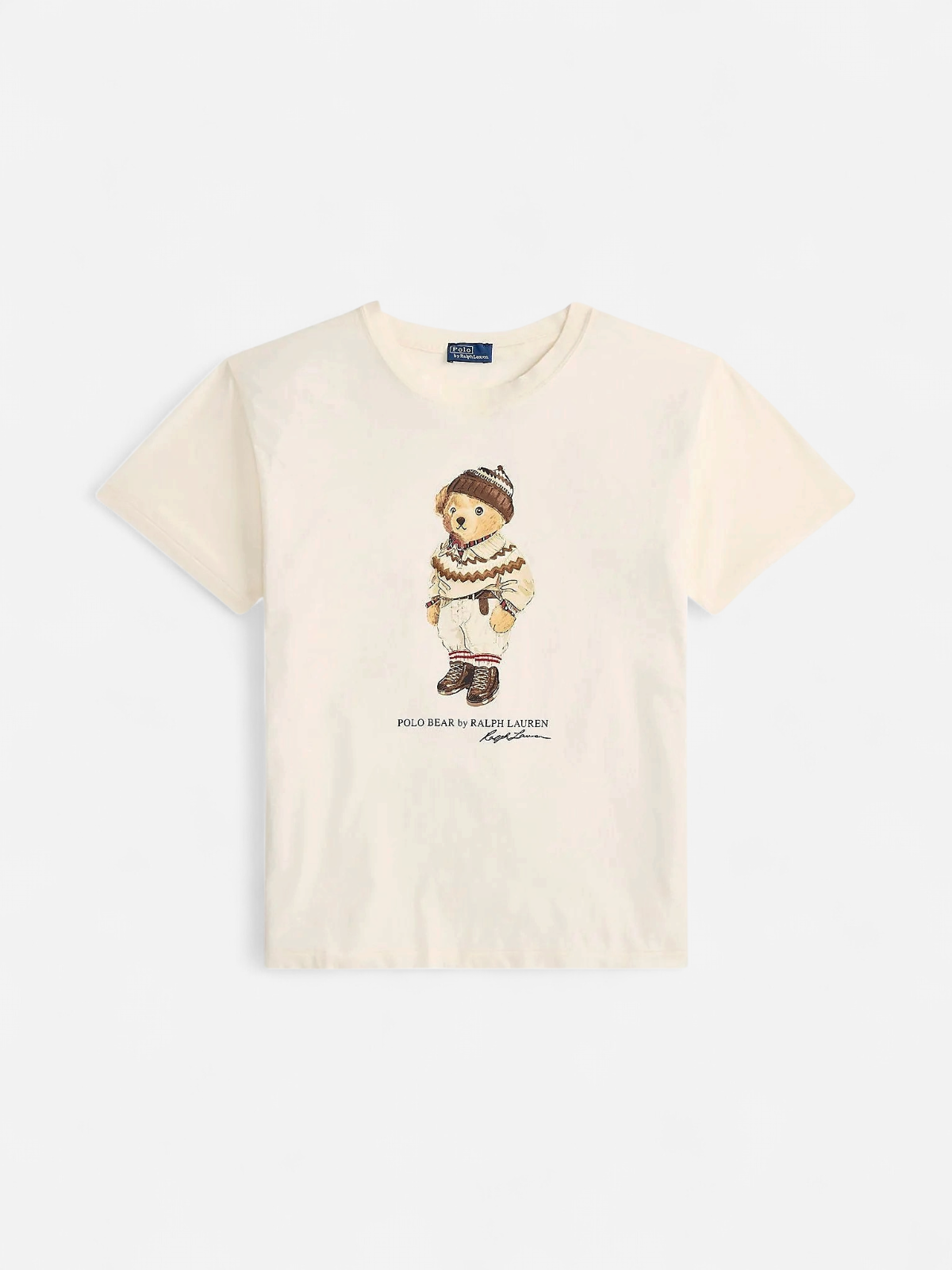 Polo Ralph Lauren naisten t-paita POLO BEAR, Luonnonvalkoinen - Kekäle.fi