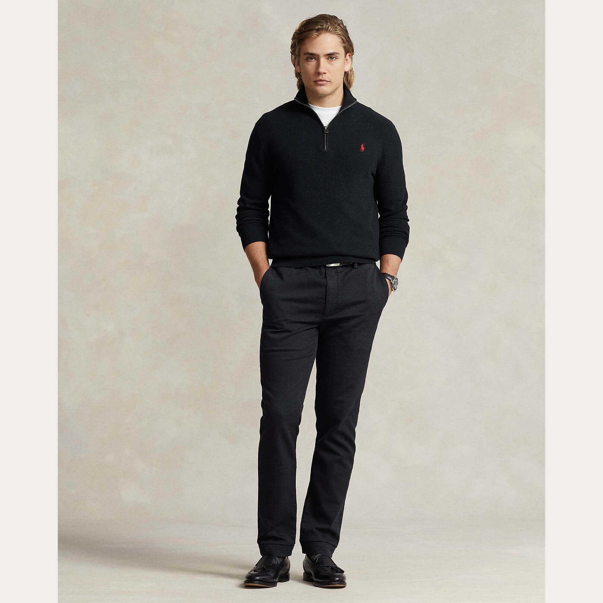 polo-ralph-lauren-puolivetoketjullinen-neule-polo-half-zip-musta-3
