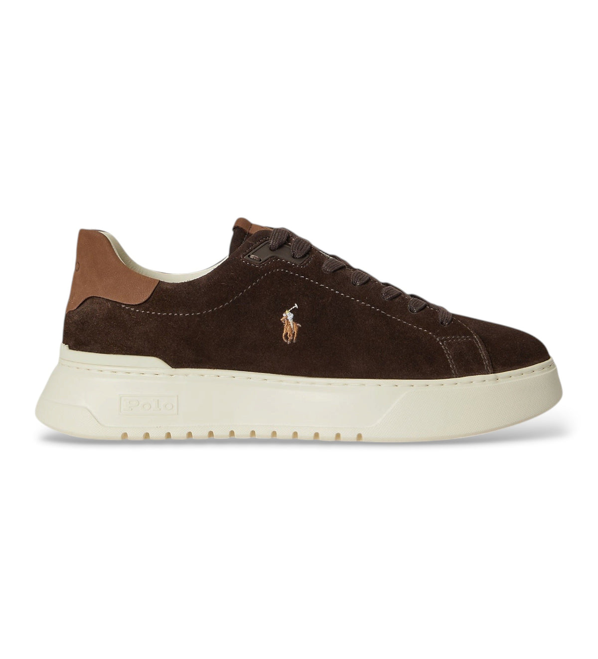 Polo Ralph Lauren miesten tennarit RLite Court Suede Sneaker, Brown
