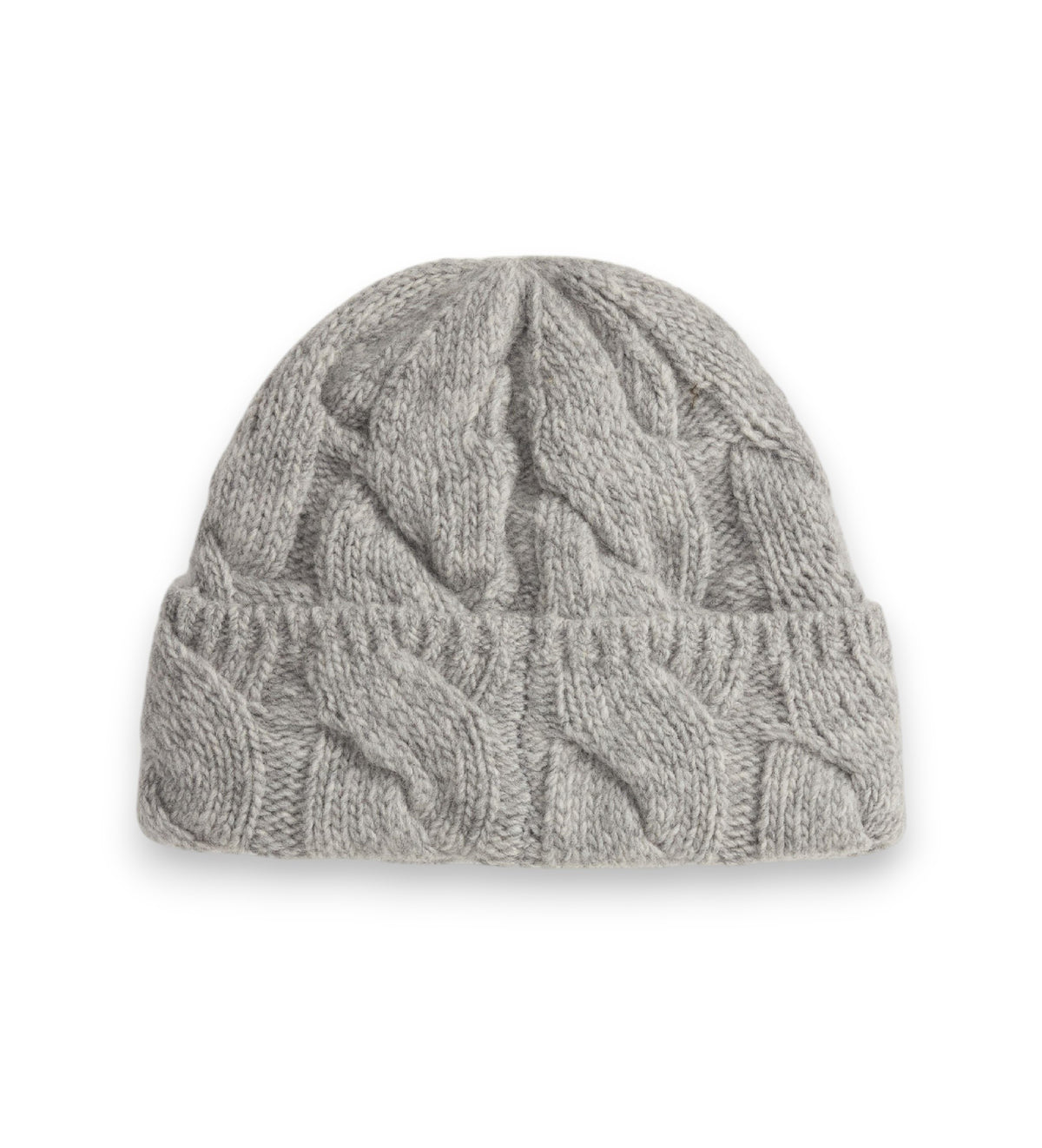 Polo Ralph Lauren naisten pipo Cable-Knit Wool-Cashmere Beanie, vaaleanharmaa meleerattu
