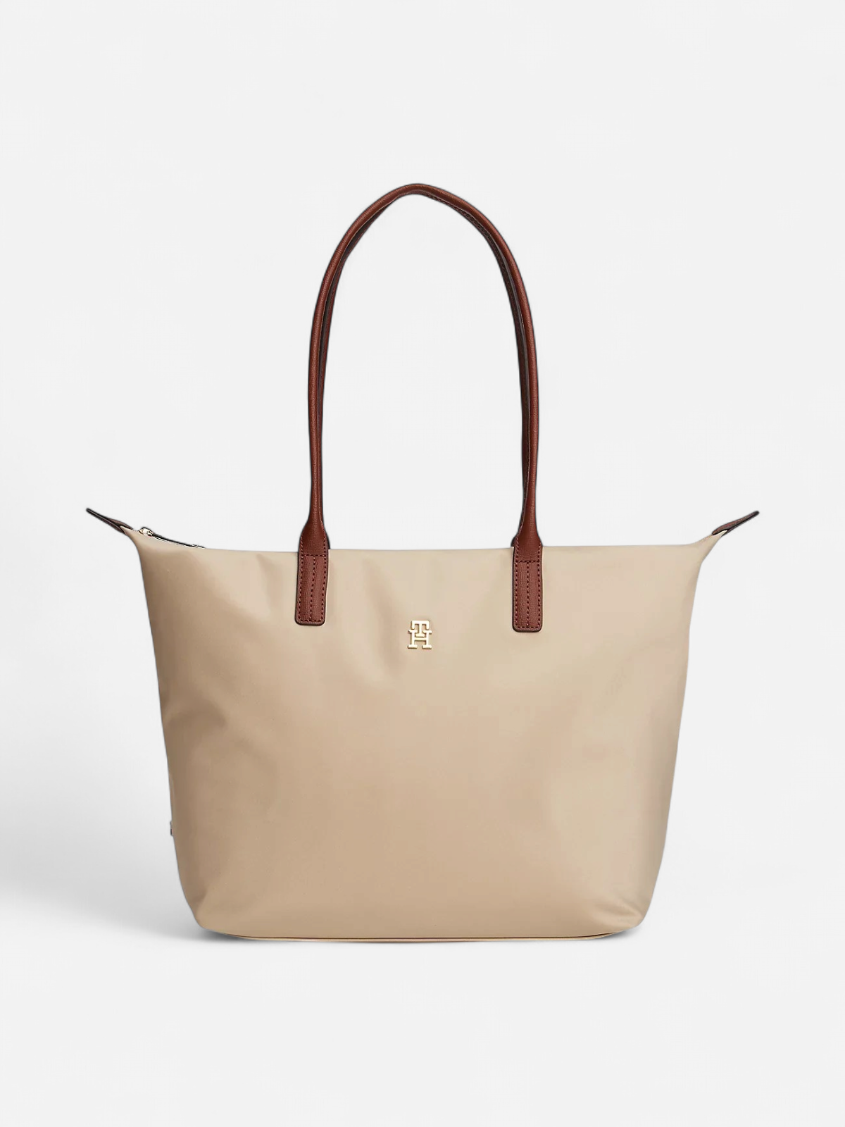 Tommy Hilfiger naisten laukku POPETTE TOTE, vaalea beige - Kekäle.fi