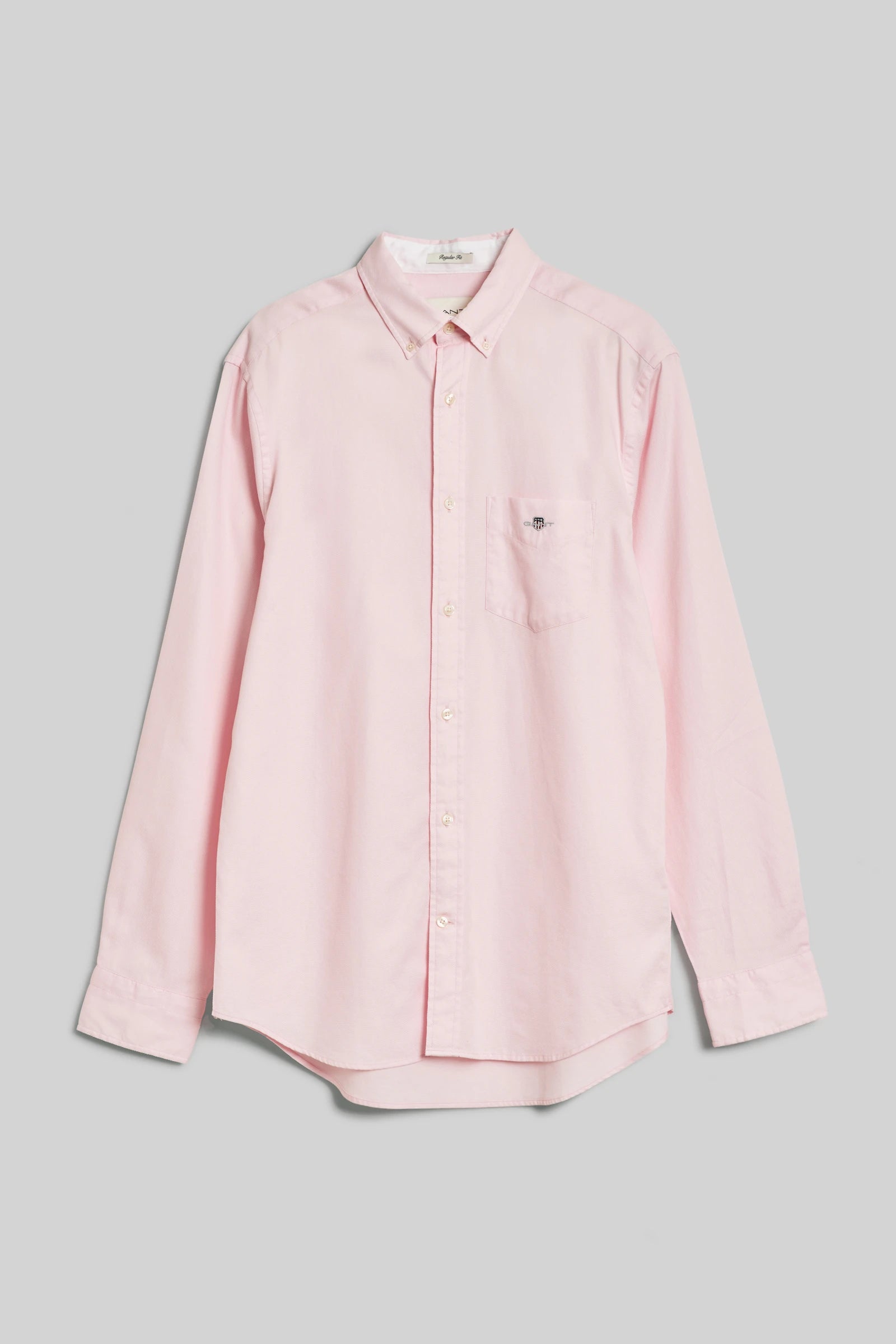 Gant miesten kauluspaita Reg Honey Comb Texture Shirt, vaaleanpunainen