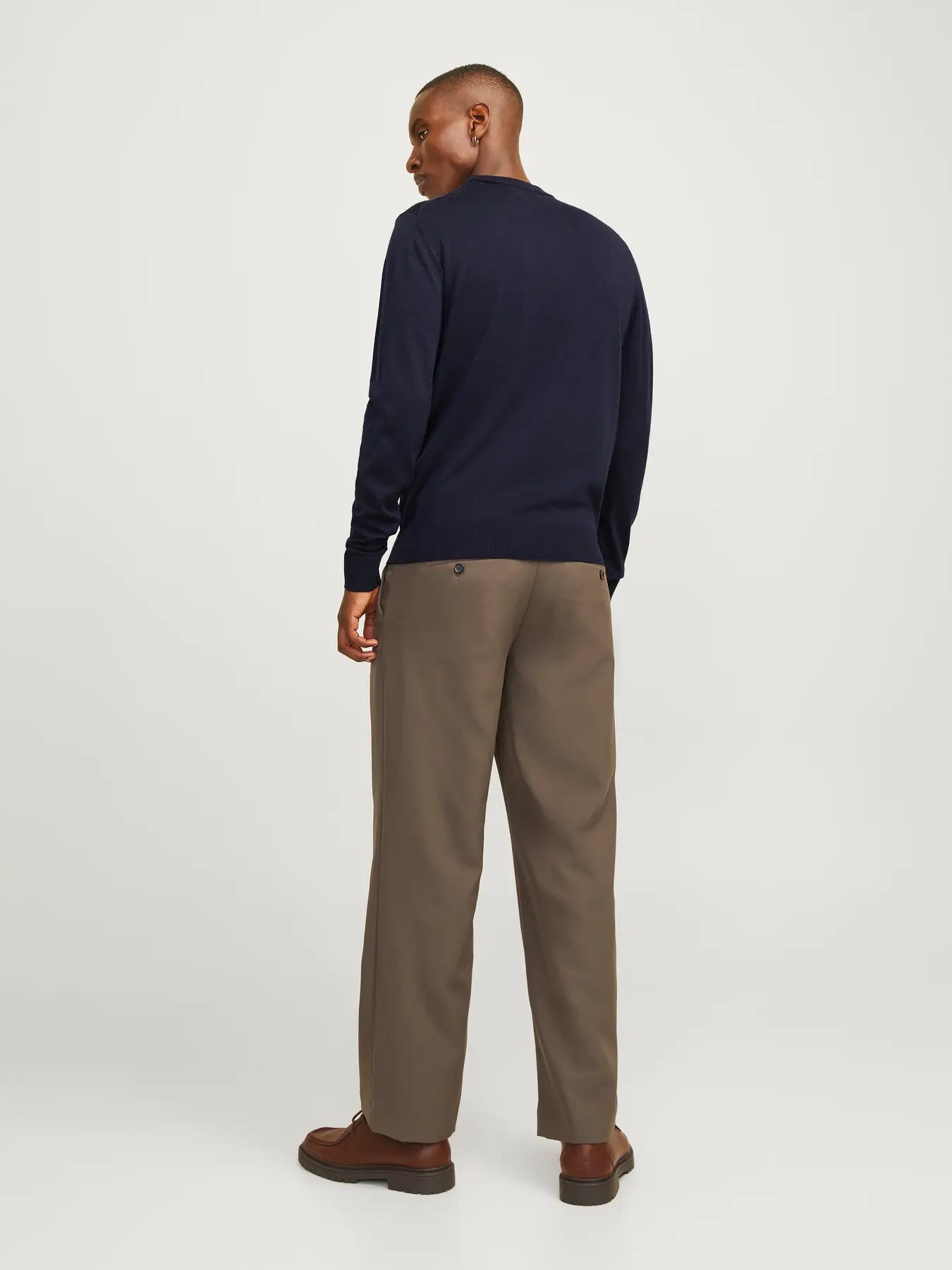Jack and Jones miesten neulepusero Milano Stitch Crew Neck, Night Sky