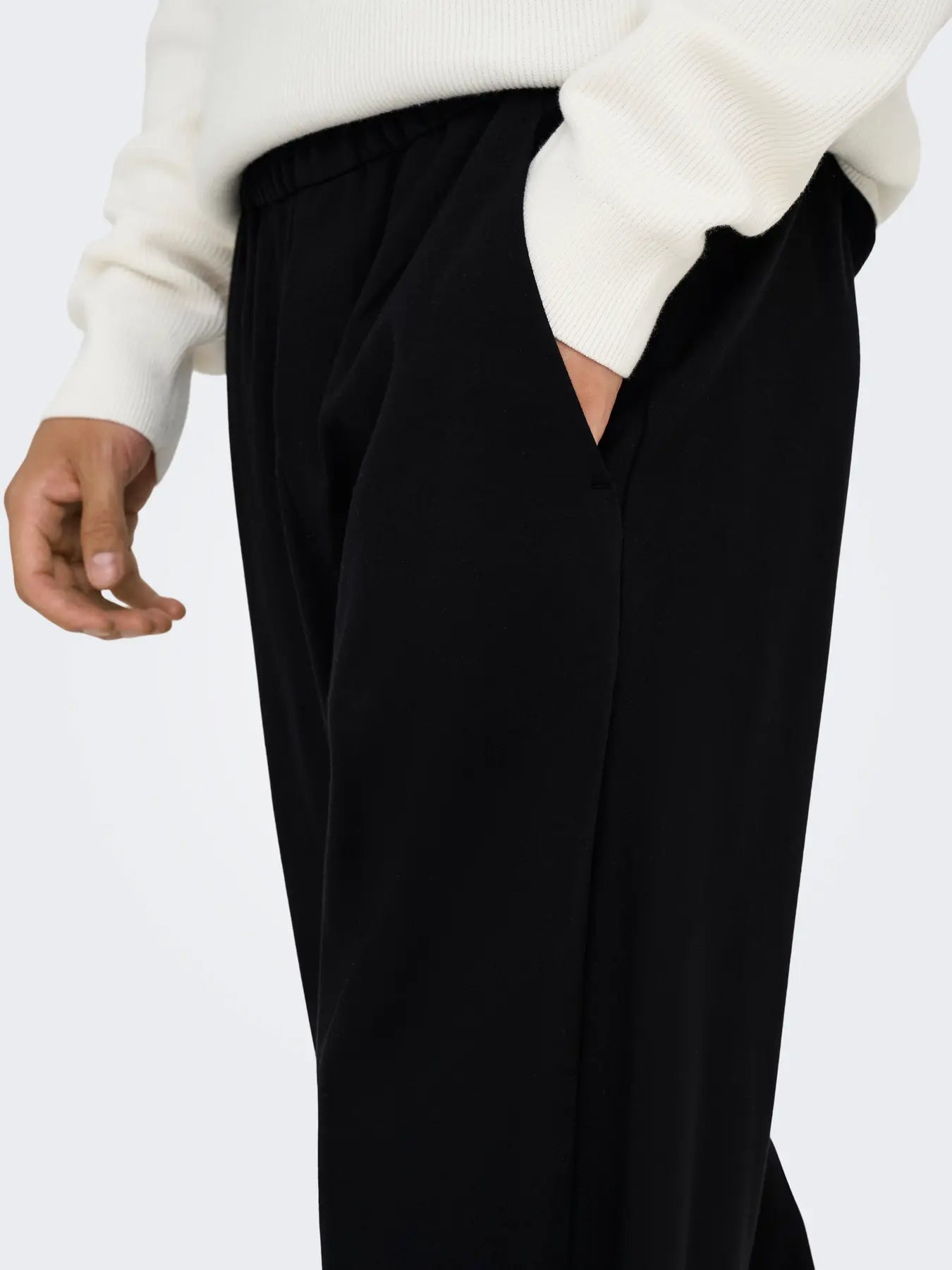 Only and Sons miesten kangashousut Jakes 0339 Loose Str Pant, Black
