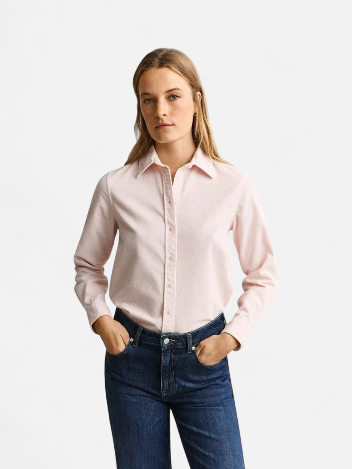 REG CORDROY SHIRT VAALEANPUNAINEN - Kekäle.fi