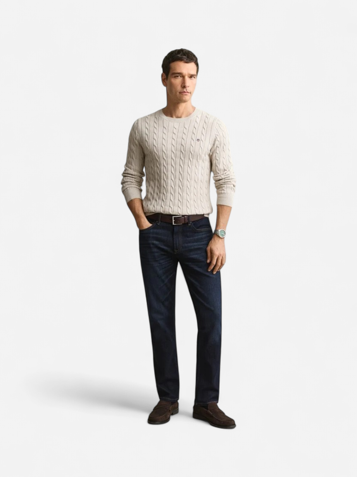 Gant miesten suorat farkut Regular Gant Jeans, tummansininen - Kekäle.fi