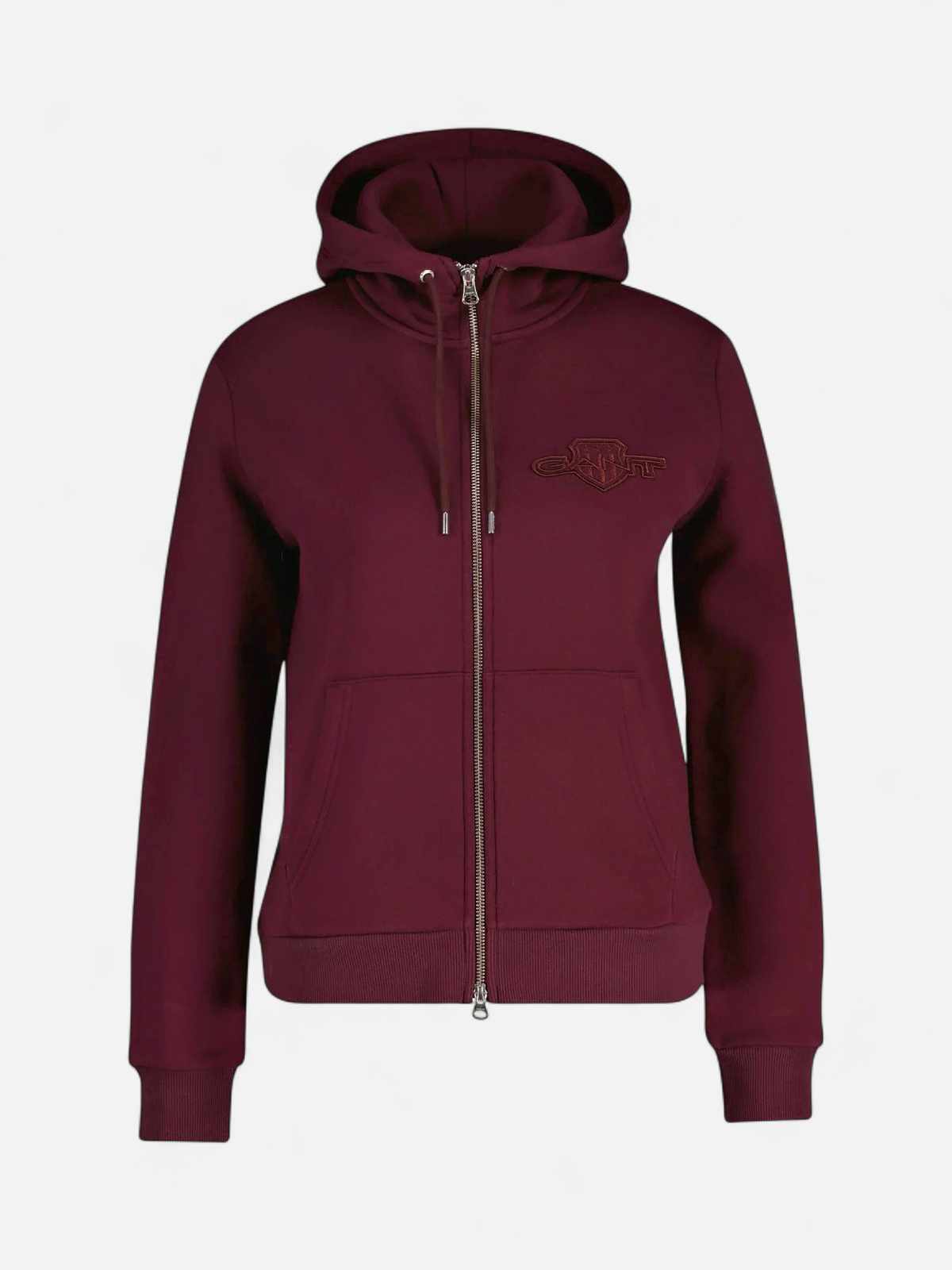 REG TONAL SHIELD ZIP HOODIE VIININPUNAINEN - Kekäle.fi