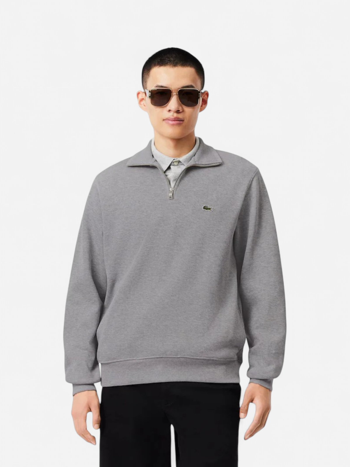 REGULAR FIT HIGH NECK ZIPPED SWEATSHIRT HARMAA - Kekäle.fi