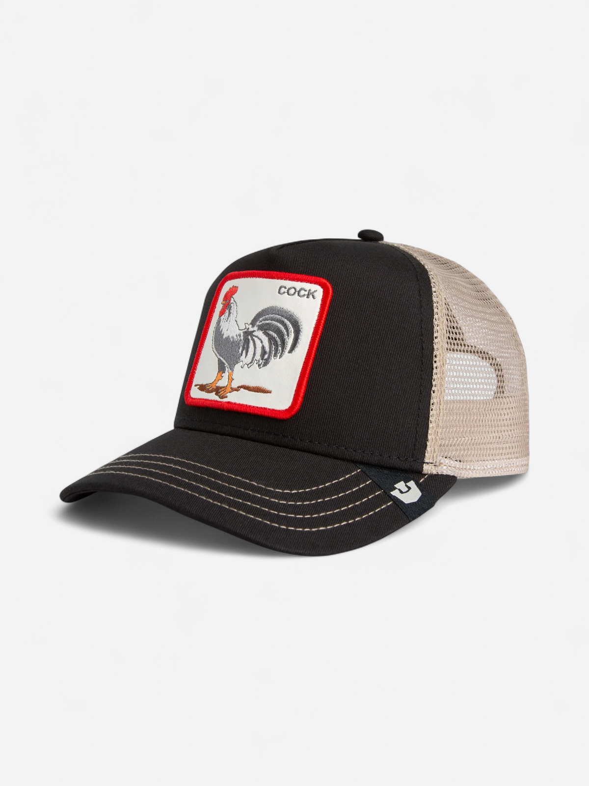 Goorin Bros lippis Rooster Trucker Black, musta - Kekäle.fi
