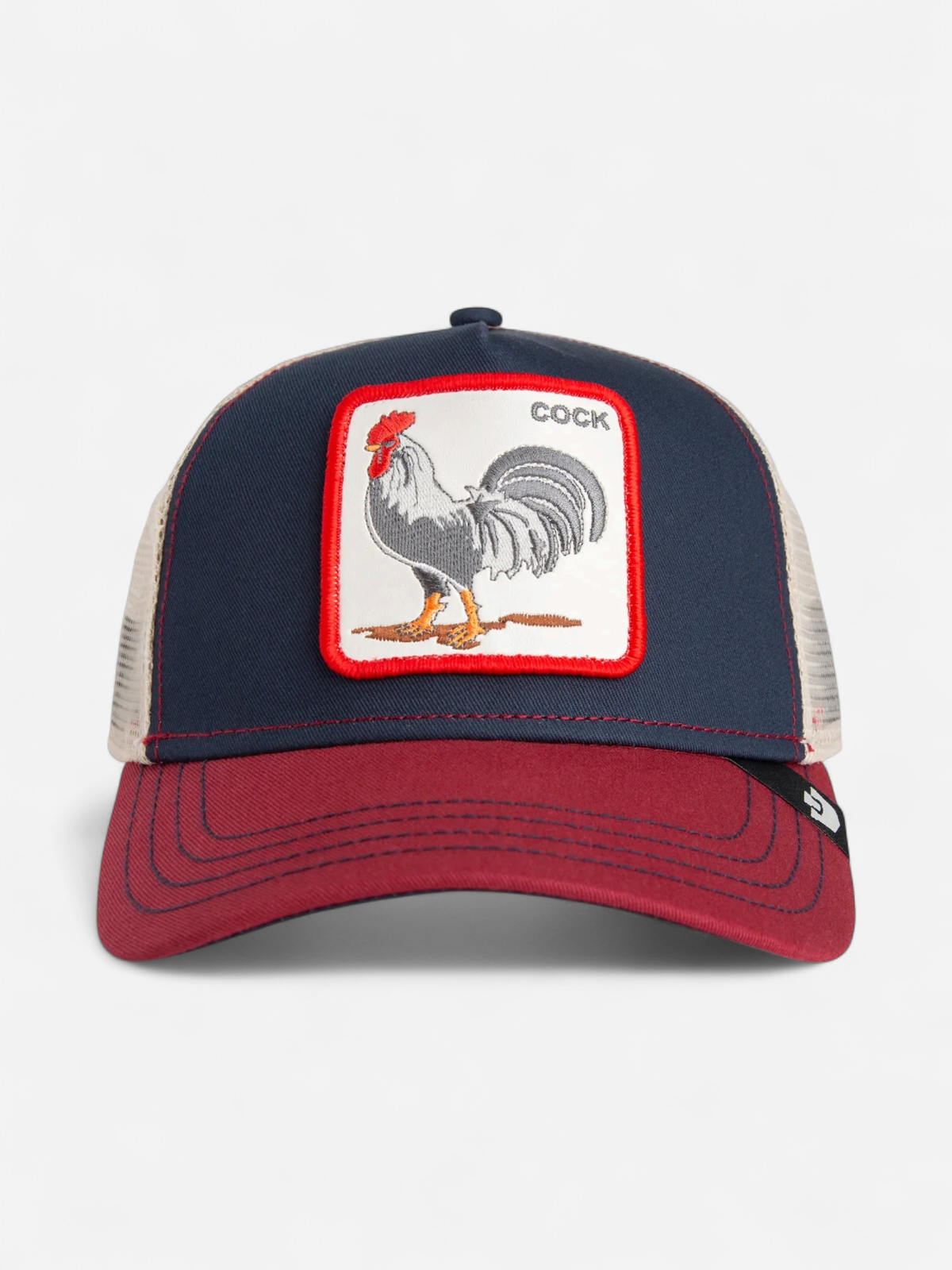 Goorin Bros lippis Rooster Trucker Navy Red, tummansininen - Kekäle.fi