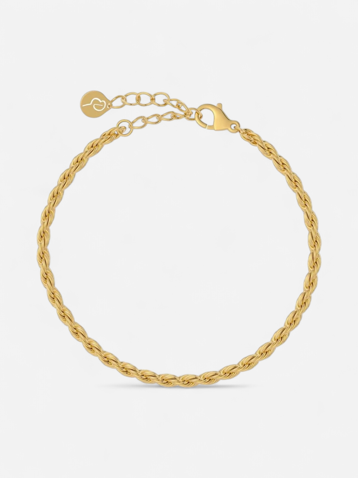 Edblad rannekoru Rope Chain Bracelet Gold, Gold pleated - Kekäle.fi