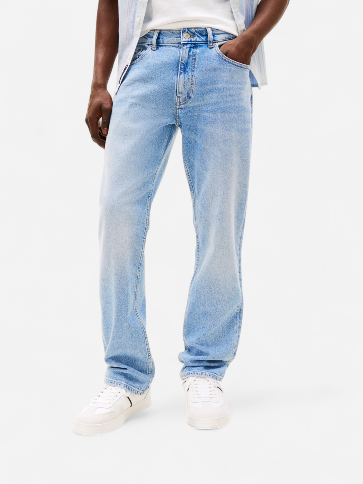 Tommy Jeans miesten farkut Ryan Slim STR BI0112 Co, sininen indigo - Kekäle.fi